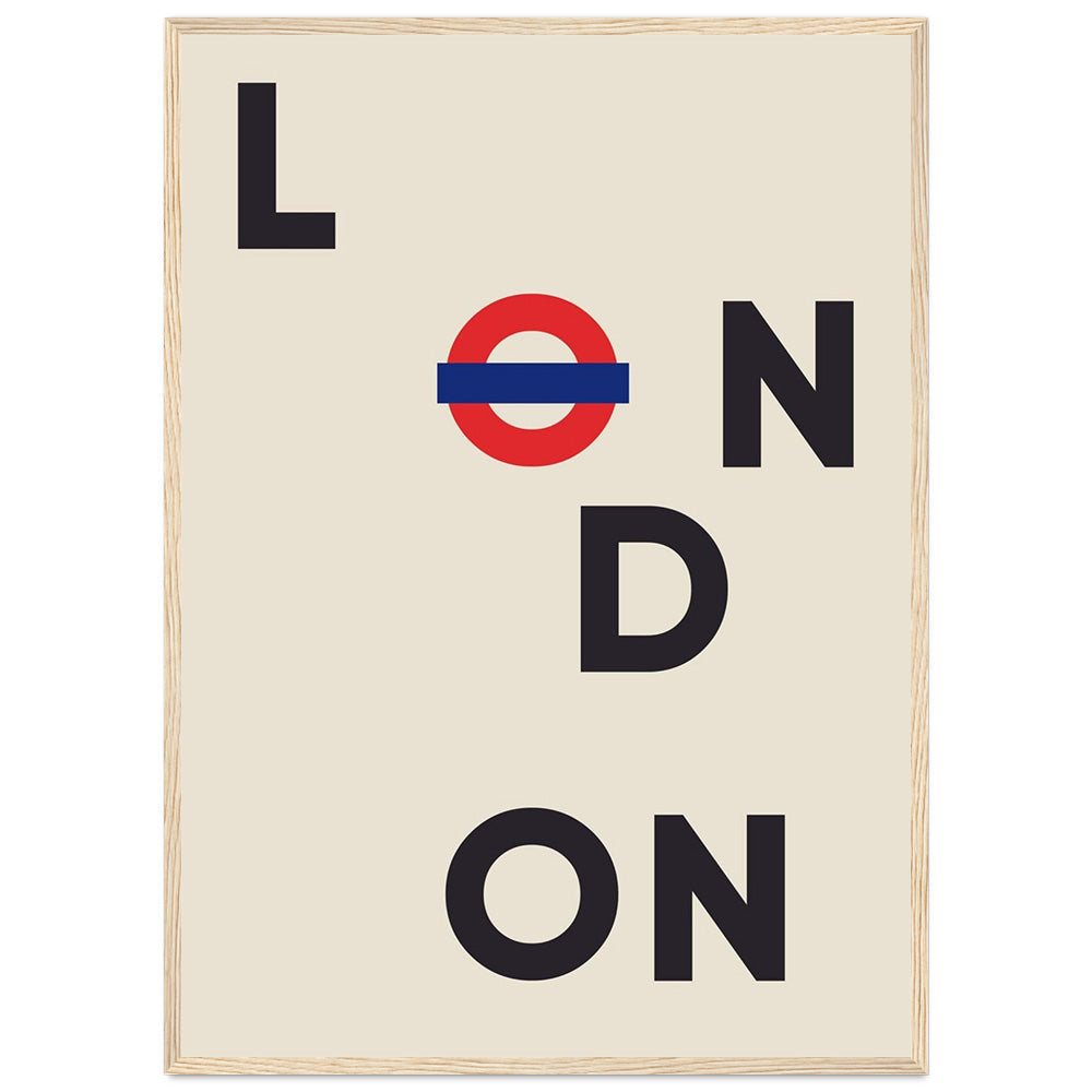 Cities/ Places 'London Triptych' - Premium Matte Paper Poster Framed Trio