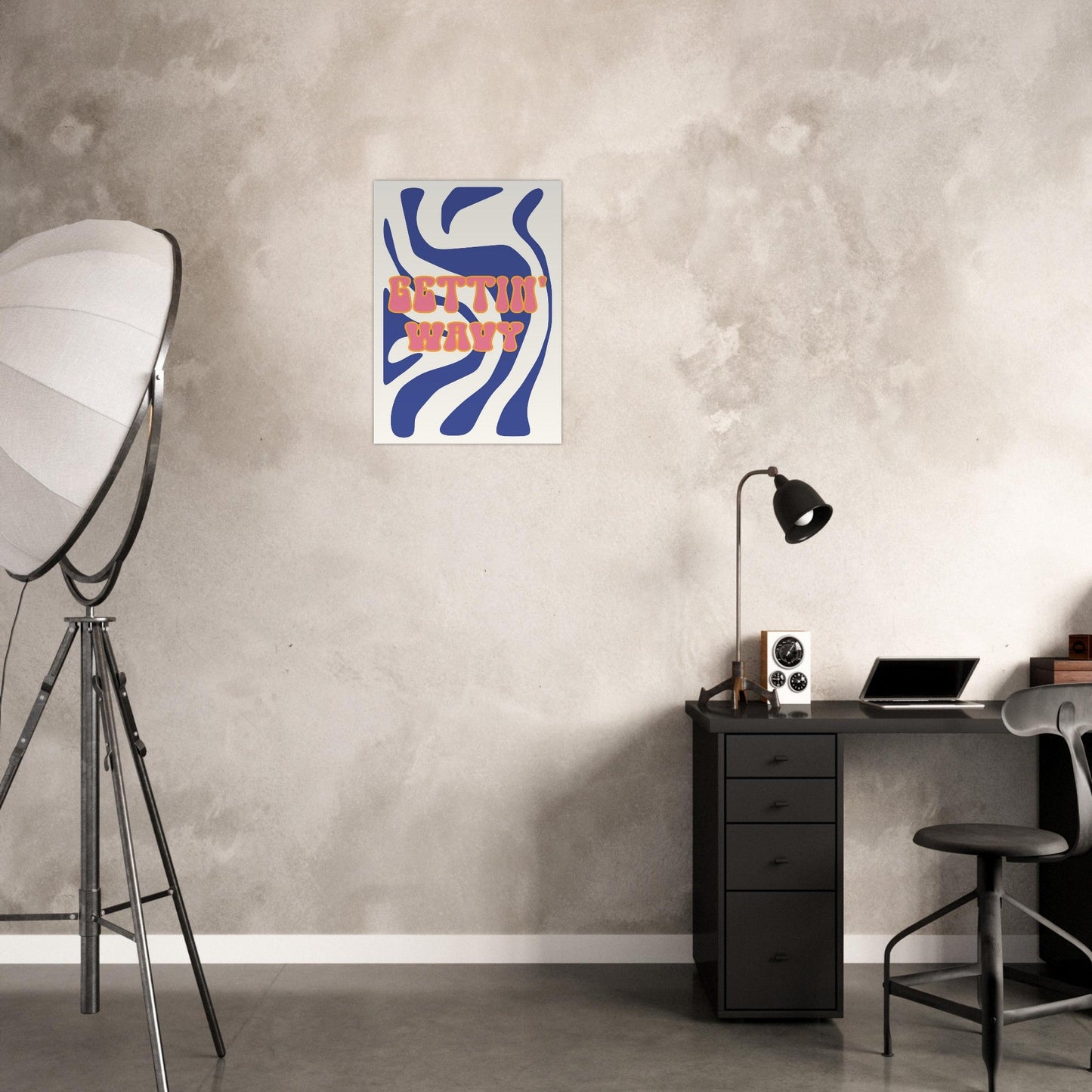 Groovy 'Gettin' Wavy' - Premium Matte Paper Poster