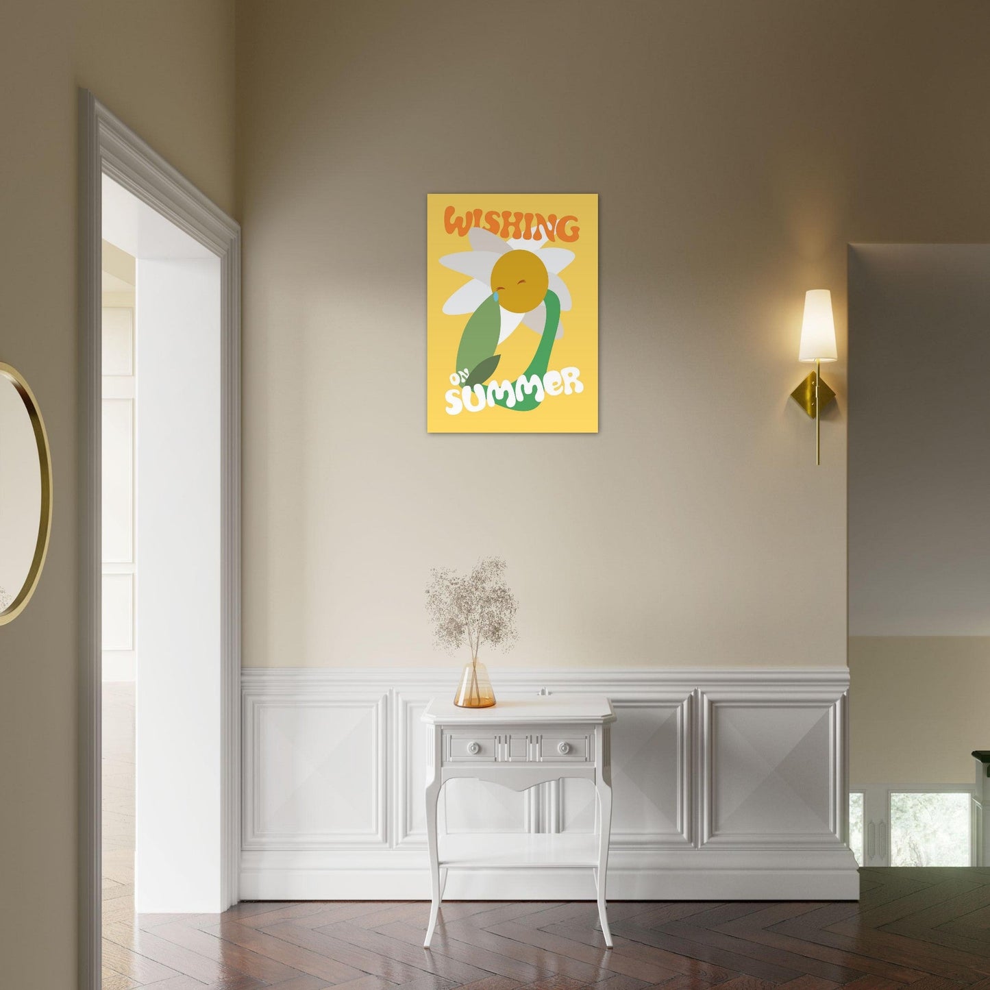Flowers 'Wishing on Summer' - Premium Matte Paper Poster