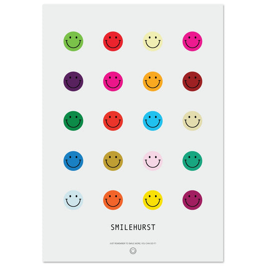 Colours 'Smilehirst' - Premium Matte Paper Poster