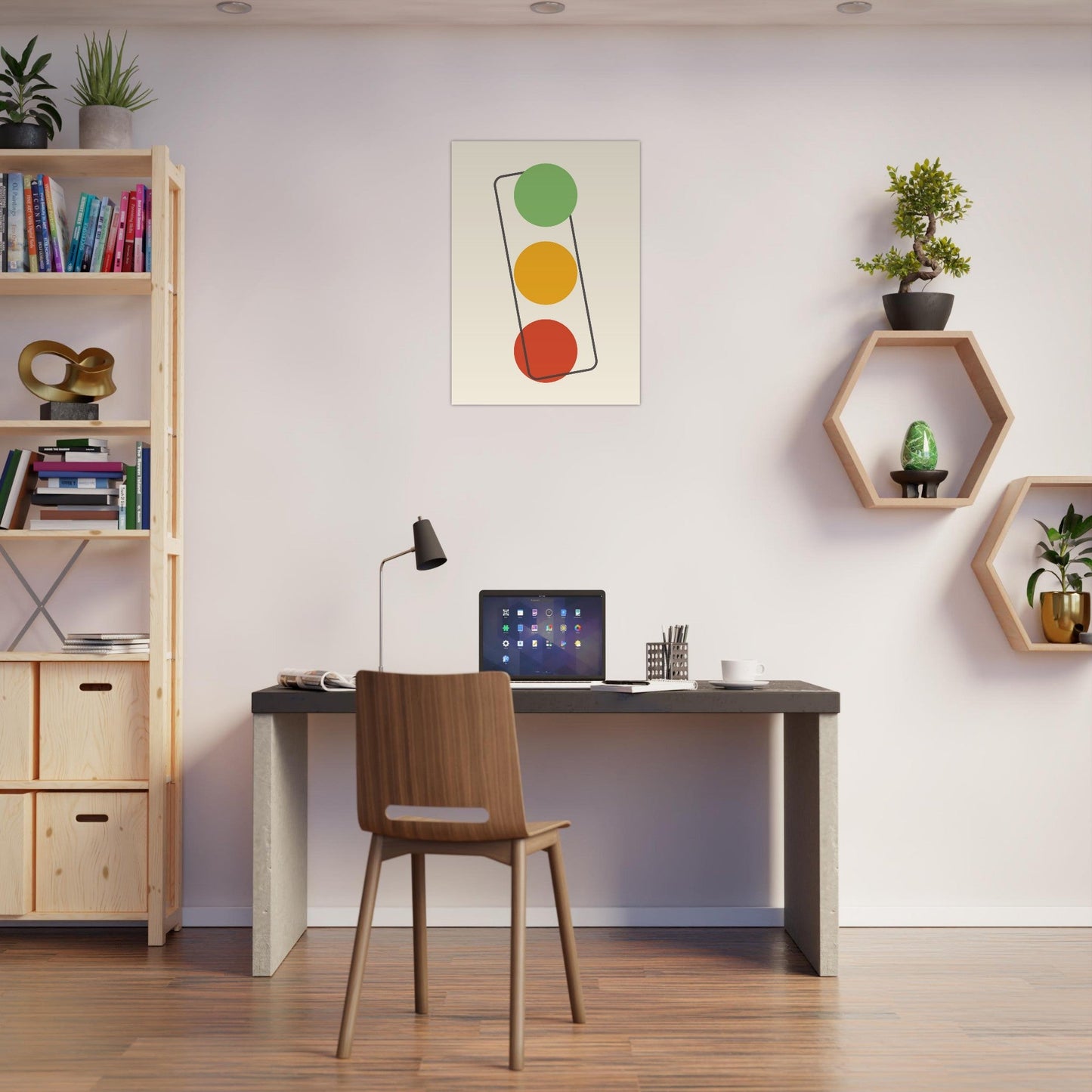 Sign 'The Lights' - Premium Matte Paper Poster