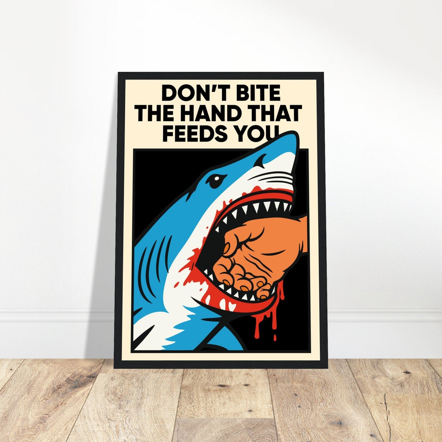 FEEDING TIME - Premium Matte Paper Wooden Framed Poster