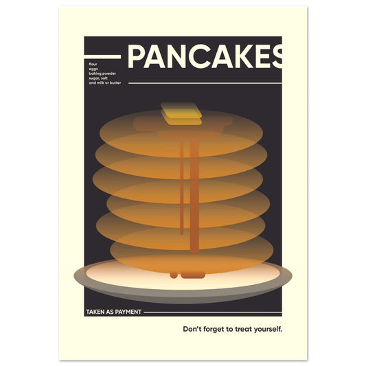 Pancakes - Premium Matte Paper Poster