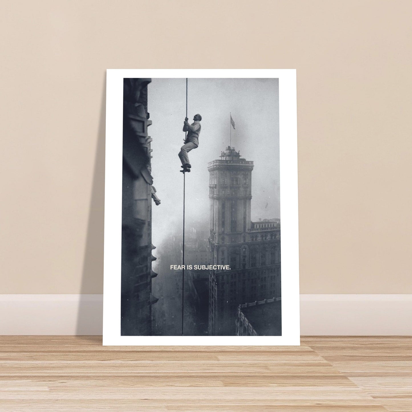 Ed Dickinson 'Fear is Subjective' - Premium Matte Paper Poster