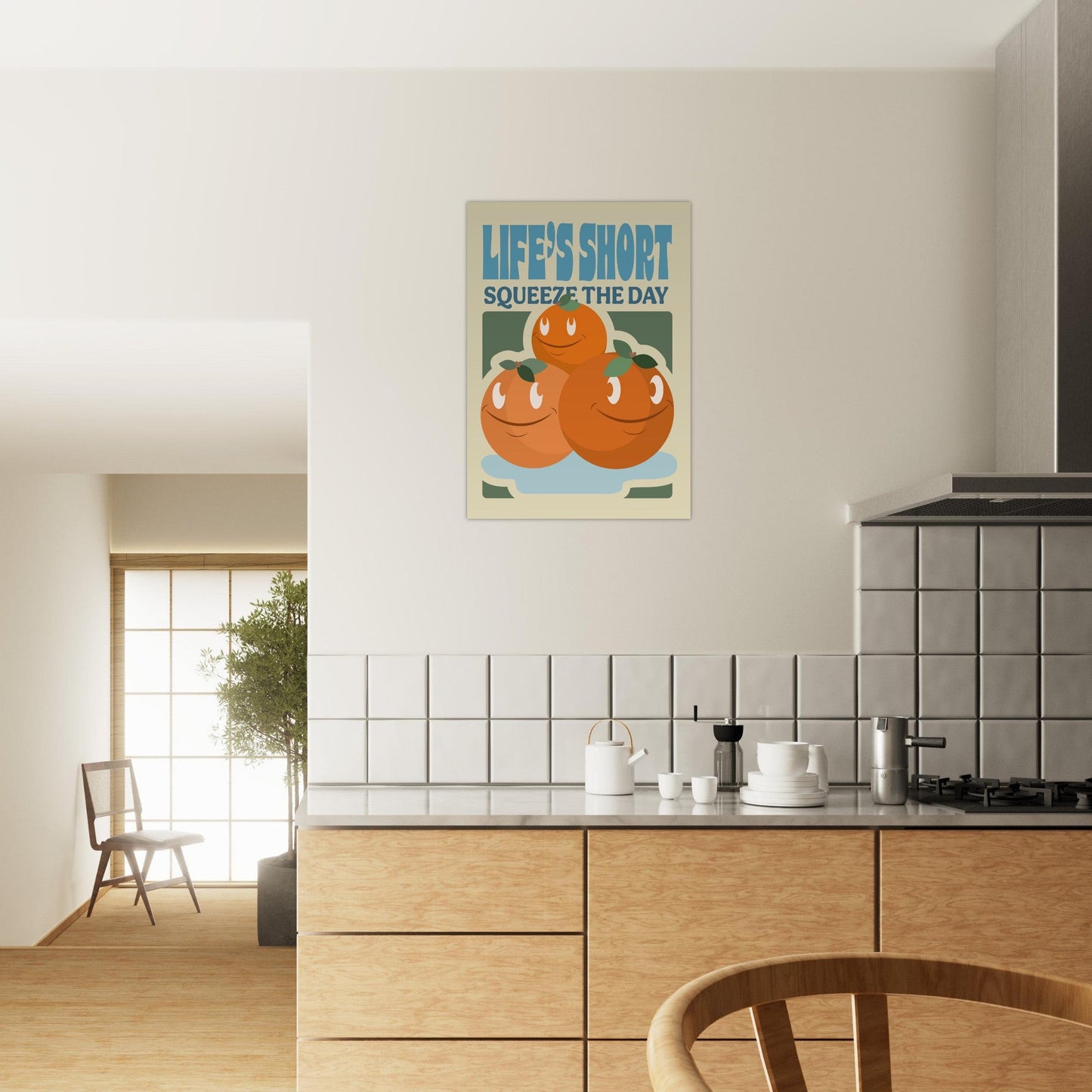 Fruity 'Squeeze The Day' - Premium Matte Paper Poster