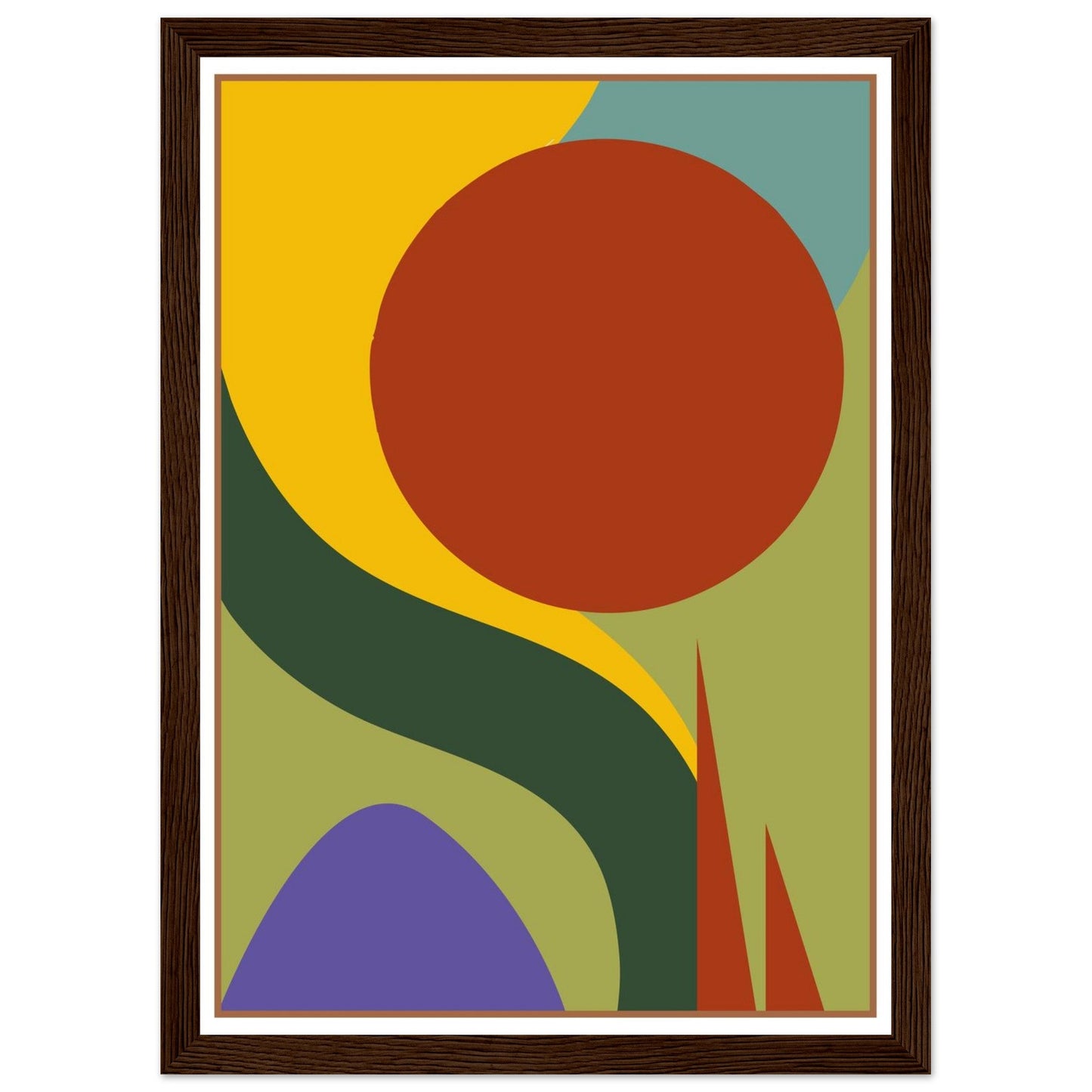 Morning - Premium Matte Paper Wooden Framed Poster