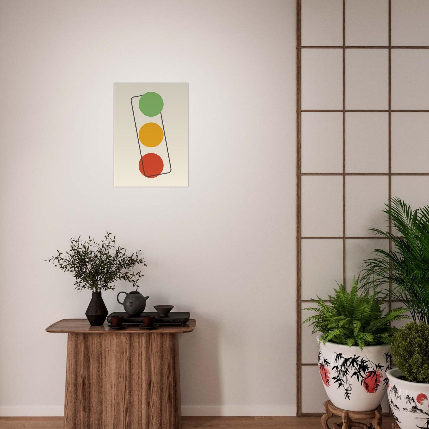 Sign 'The Lights' - Premium Matte Paper Poster