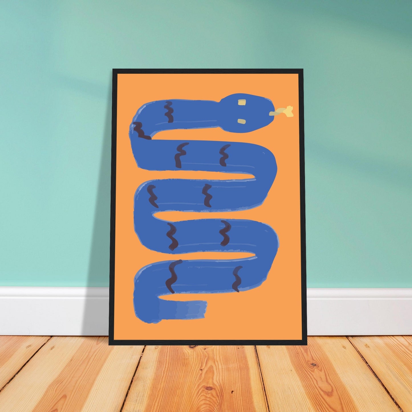Animals 'I'm a Snake' - Premium Matte Paper Wooden Framed Poster