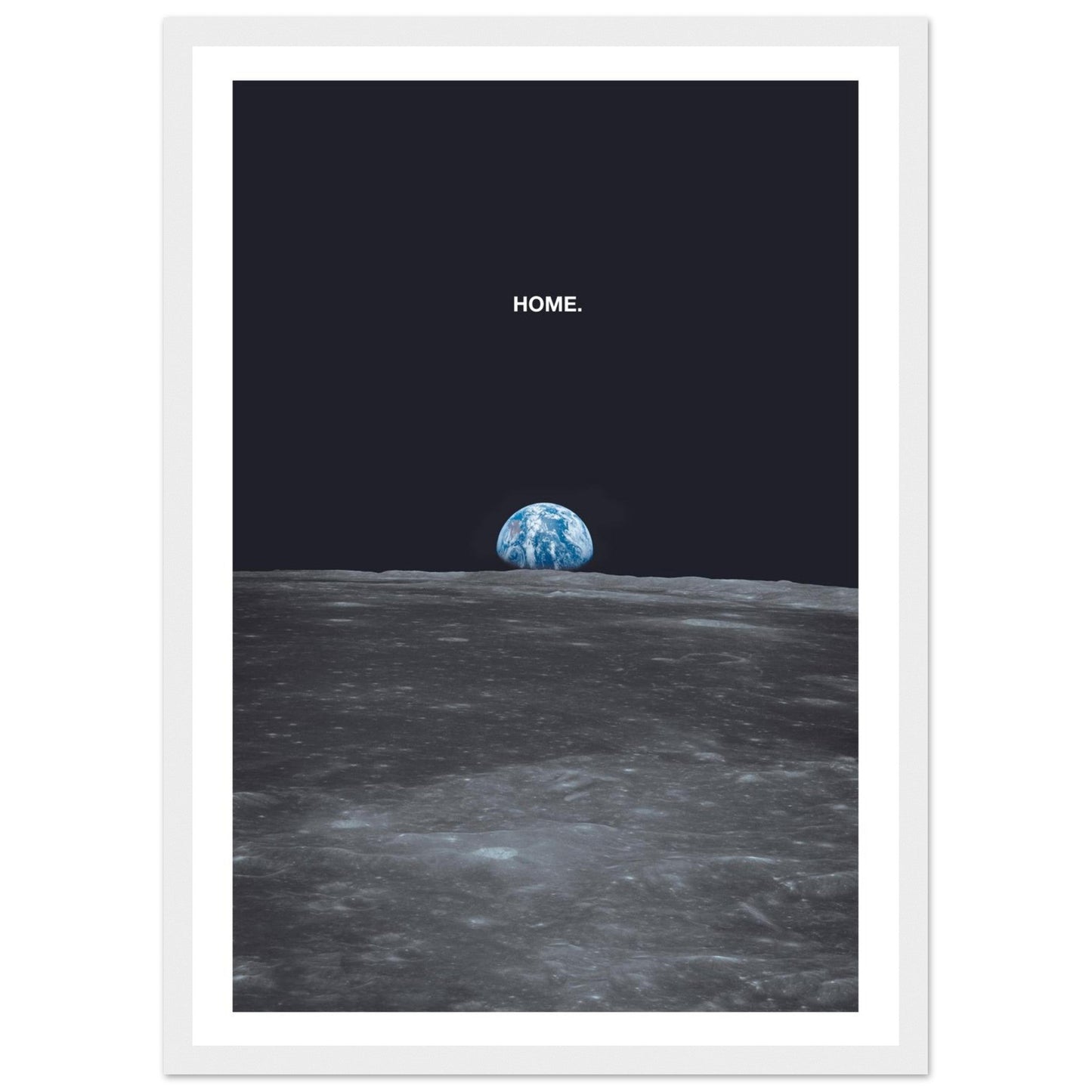 Ed Dickinson 'HOME' - Premium Matte Paper Wooden Framed Poster