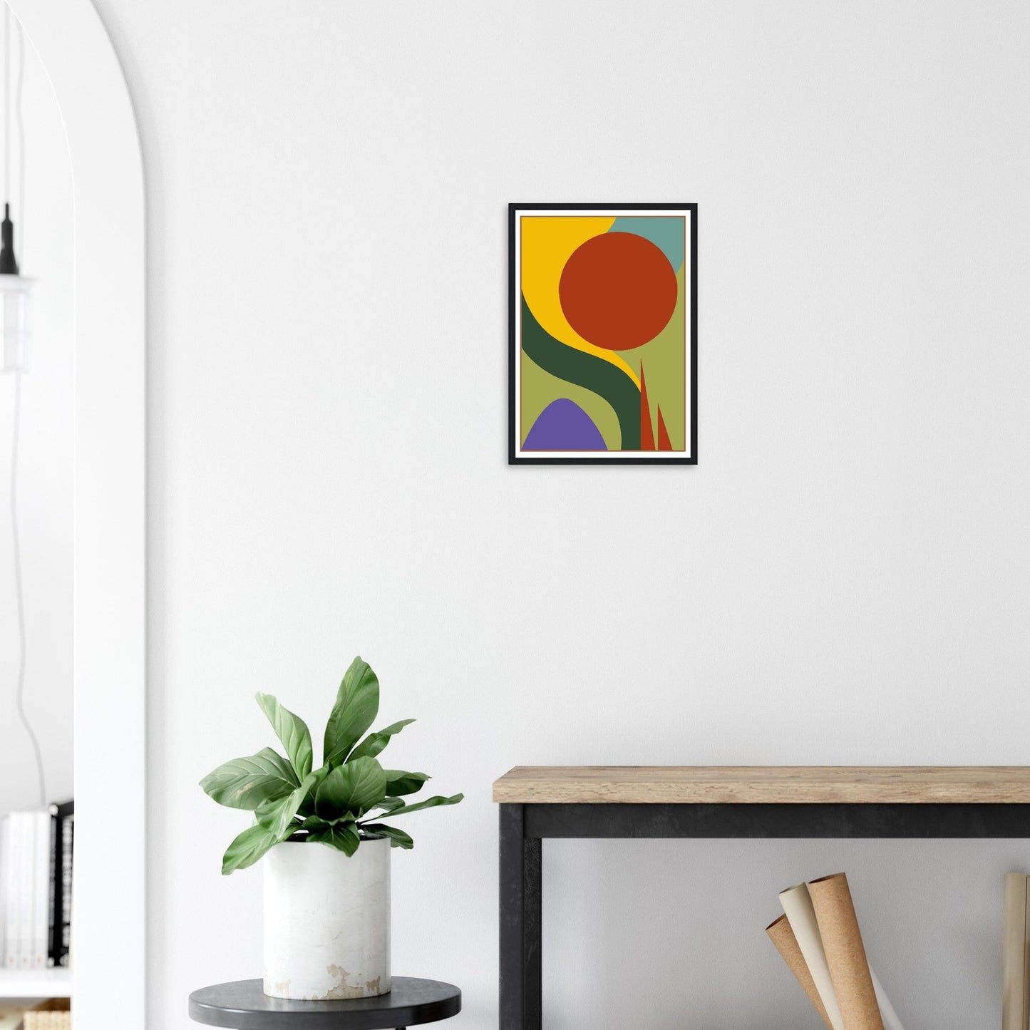 Morning - Premium Matte Paper Wooden Framed Poster