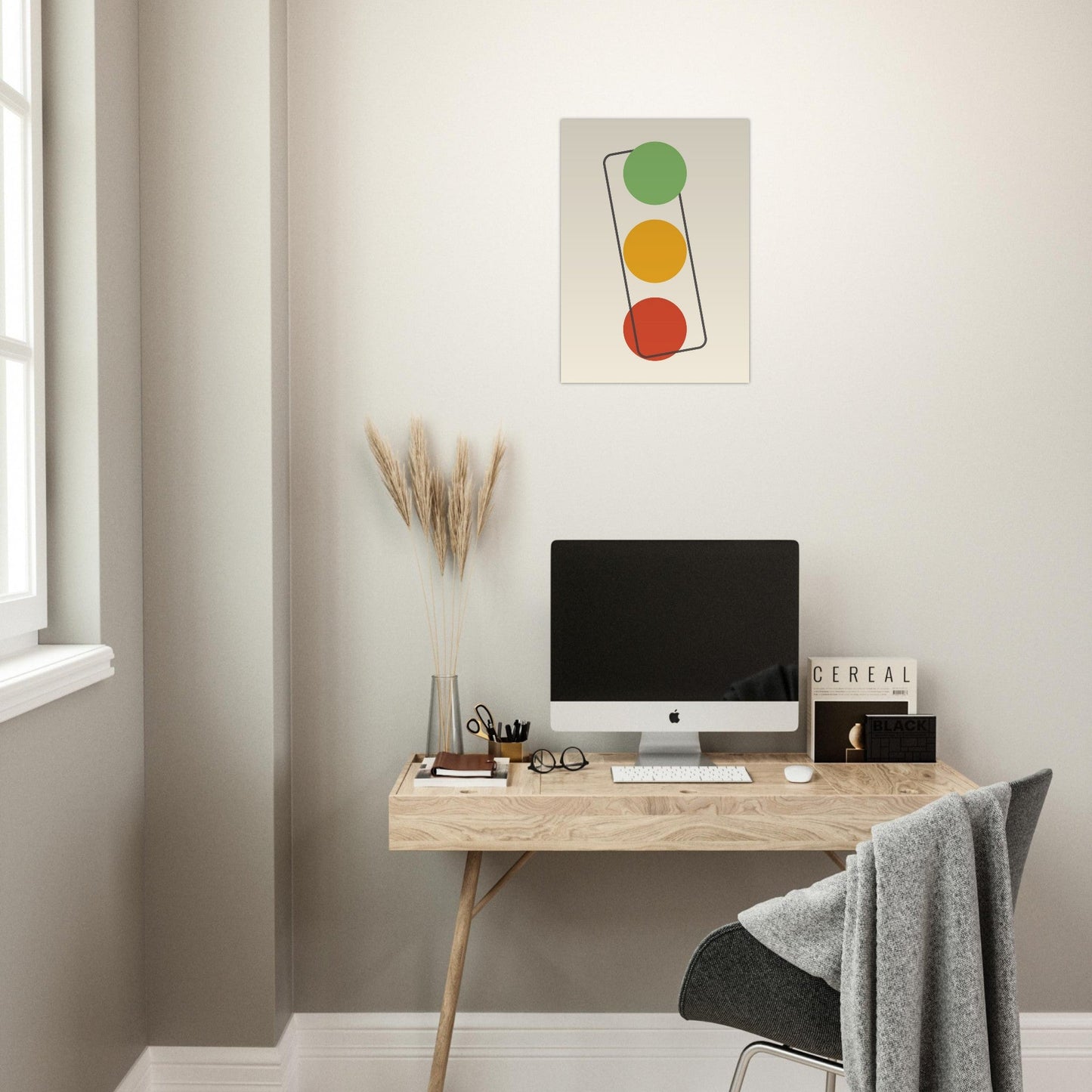 Sign 'The Lights' - Premium Matte Paper Poster