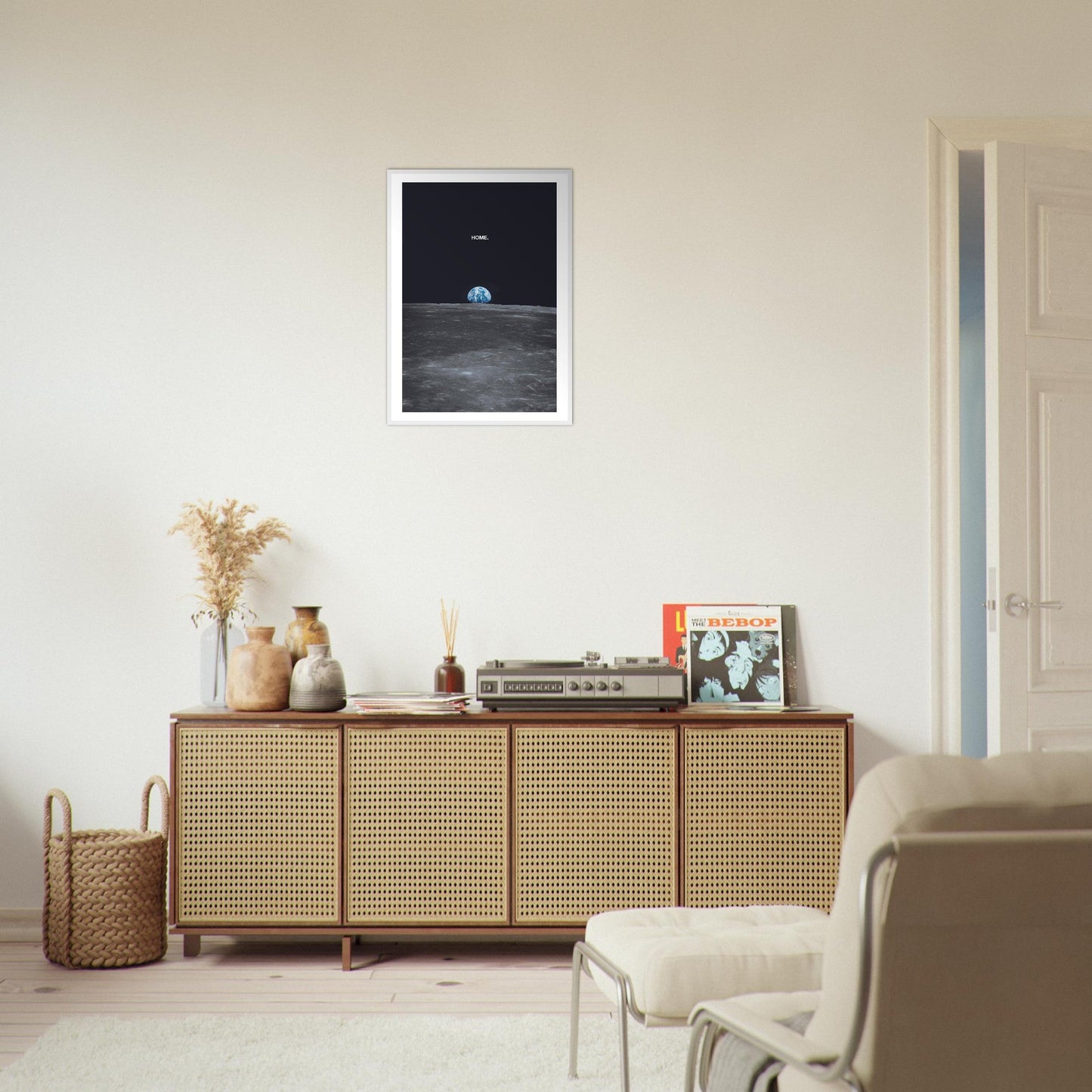 Ed Dickinson 'HOME' - Premium Matte Paper Wooden Framed Poster