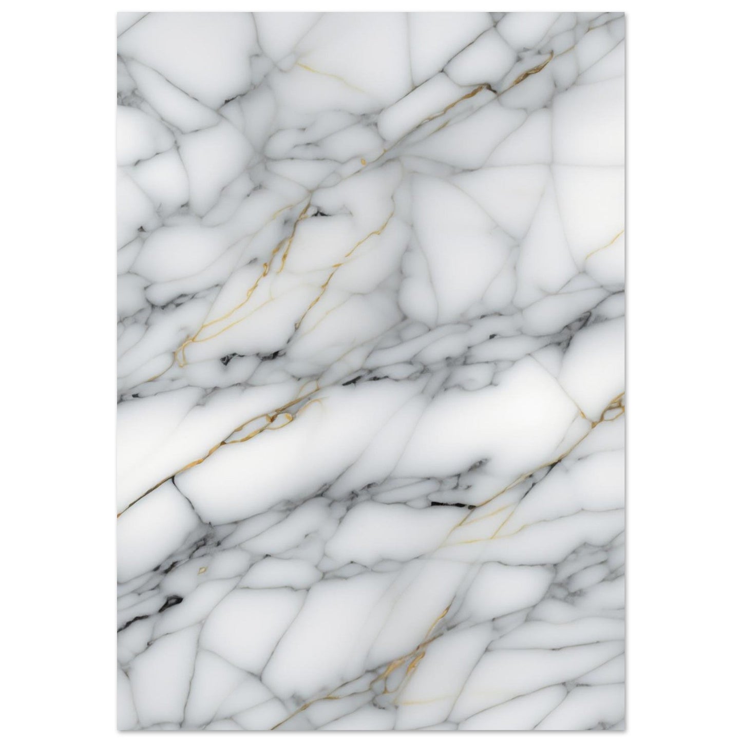 Marble 'Grey' - Premium Matte Paper Poster