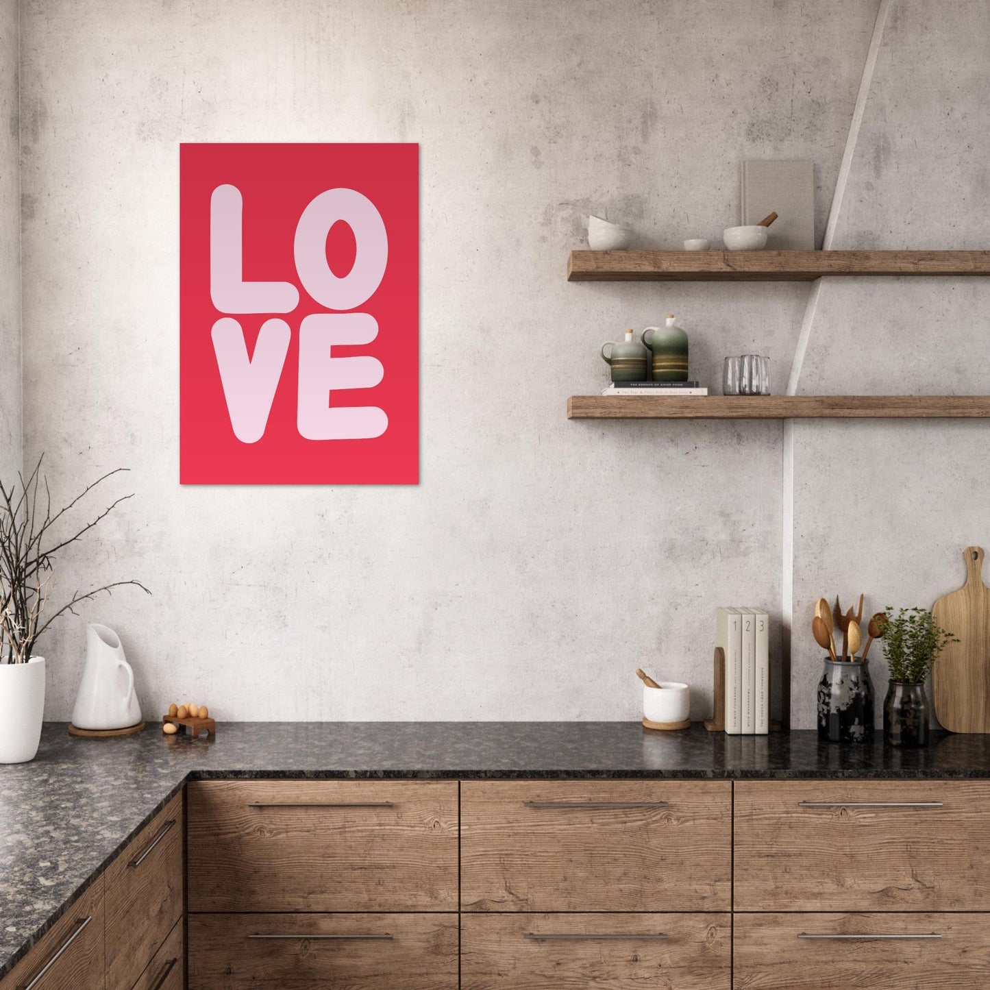 Sign 'Love' - Premium Matte Paper Poster