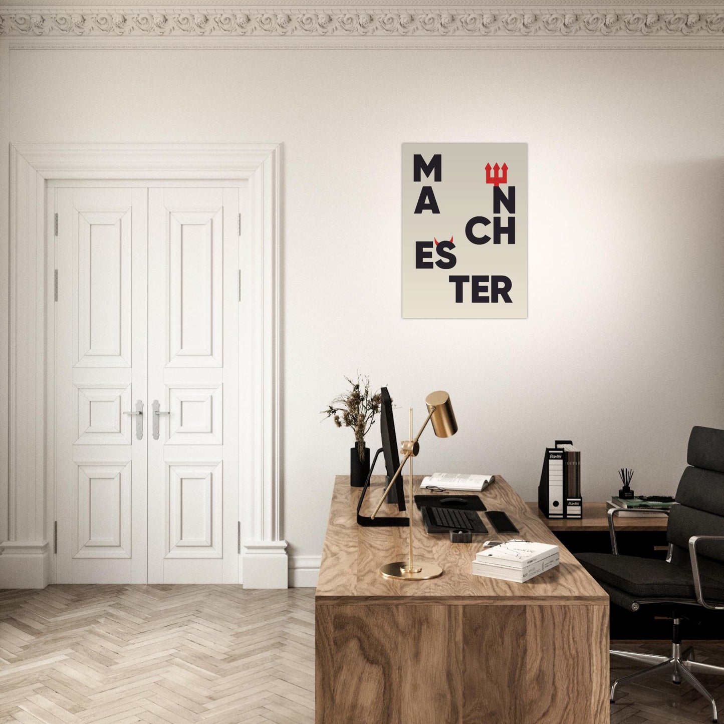 Cities/ Places 'Manchester' - Premium Matte Paper Poster