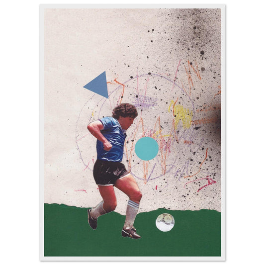 Ed Dickinson 'Football' - Premium Matte Paper Wooden Framed Poster