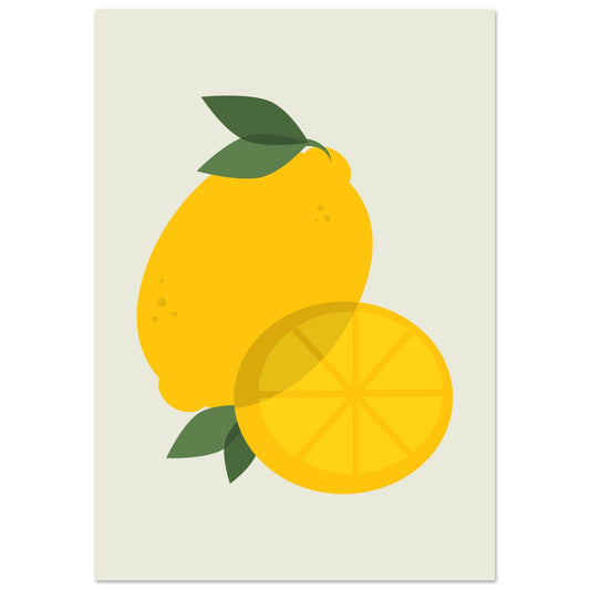 Fruity 'Lemons' - Premium Matte Paper Poster