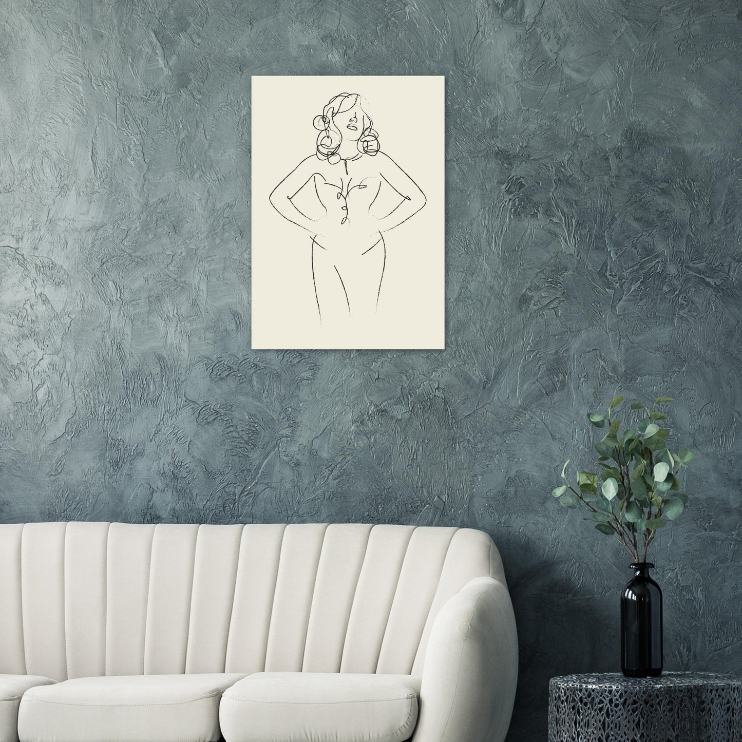 Line Art 'Sabrina' - Premium Matte Paper Poster