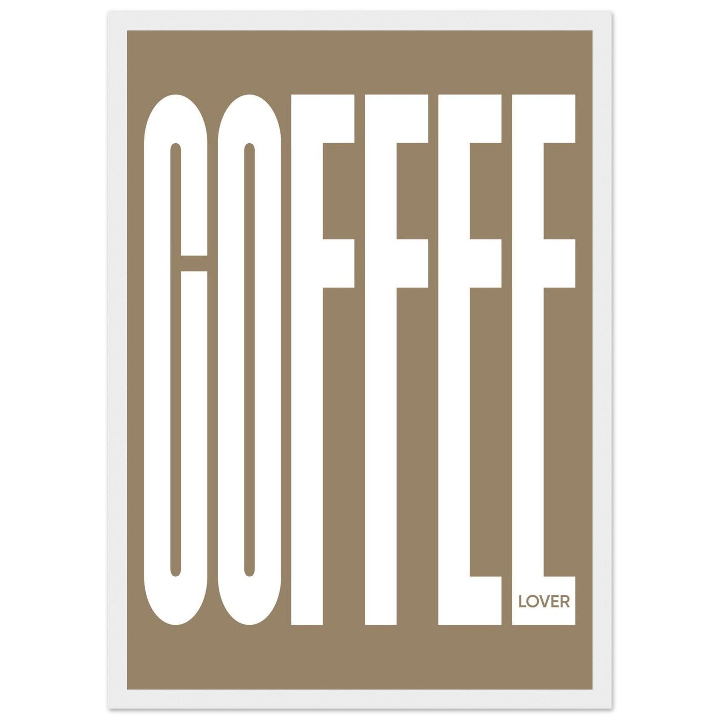COFFEE - Premium Matte Paper Wooden Framed Poster