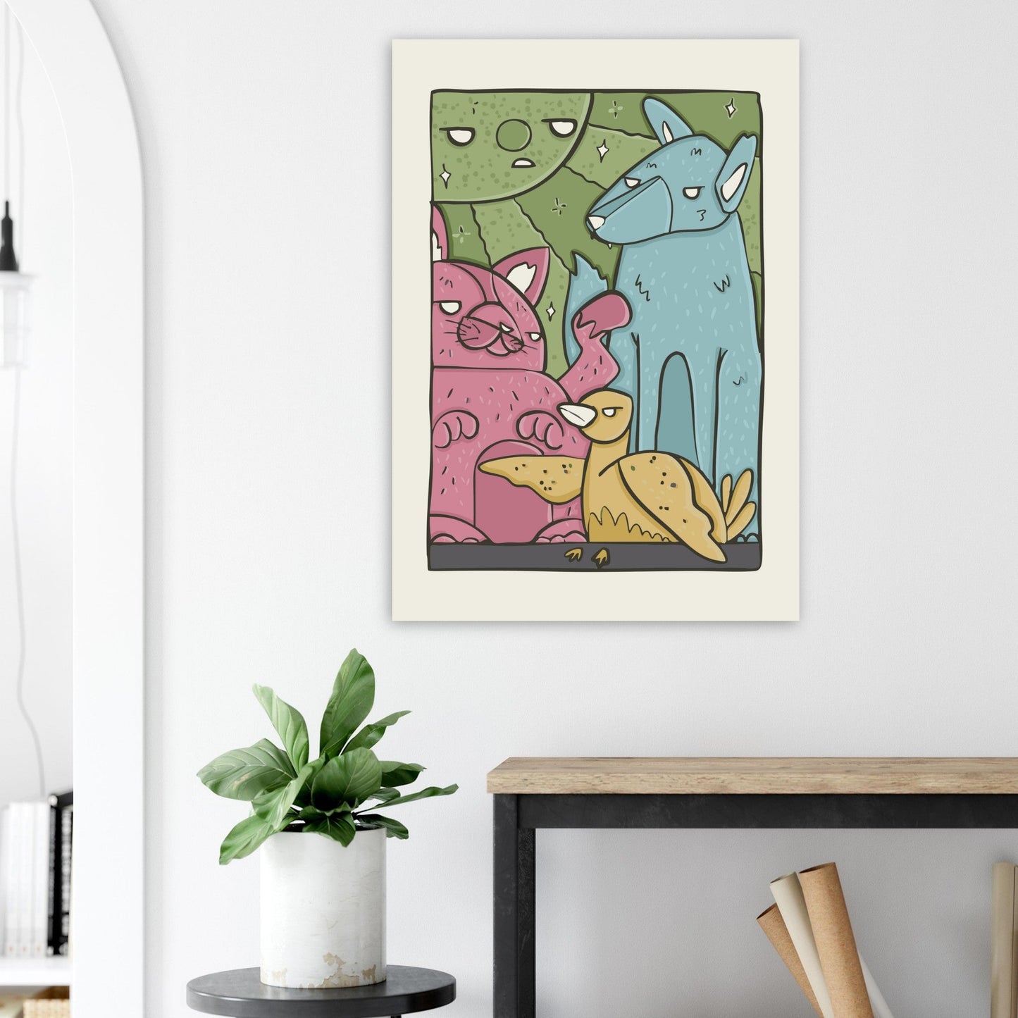 Animals 'The Crew' - Premium Matte Paper Poster