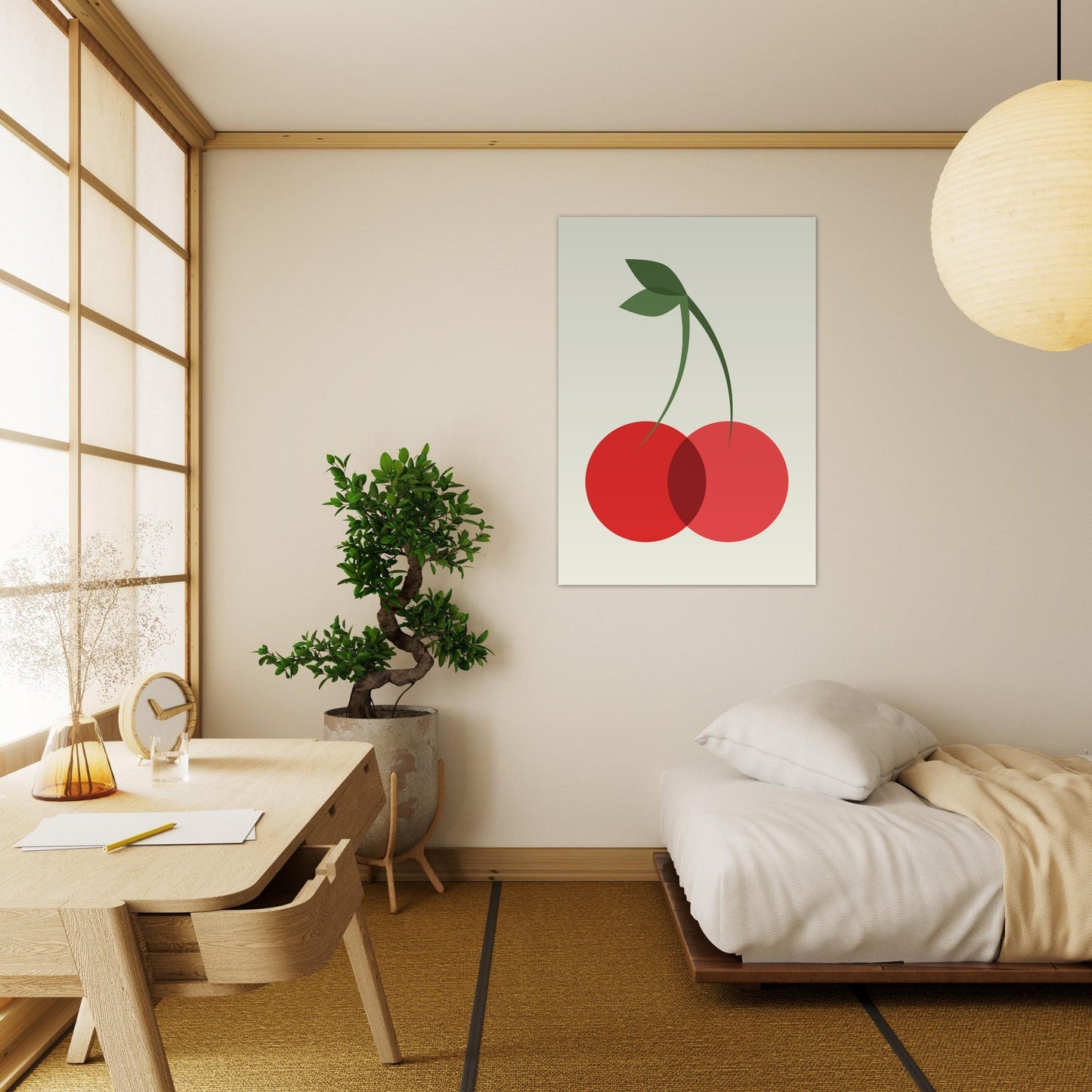 Fruity 'Cherries' - Premium Matte Paper Poster