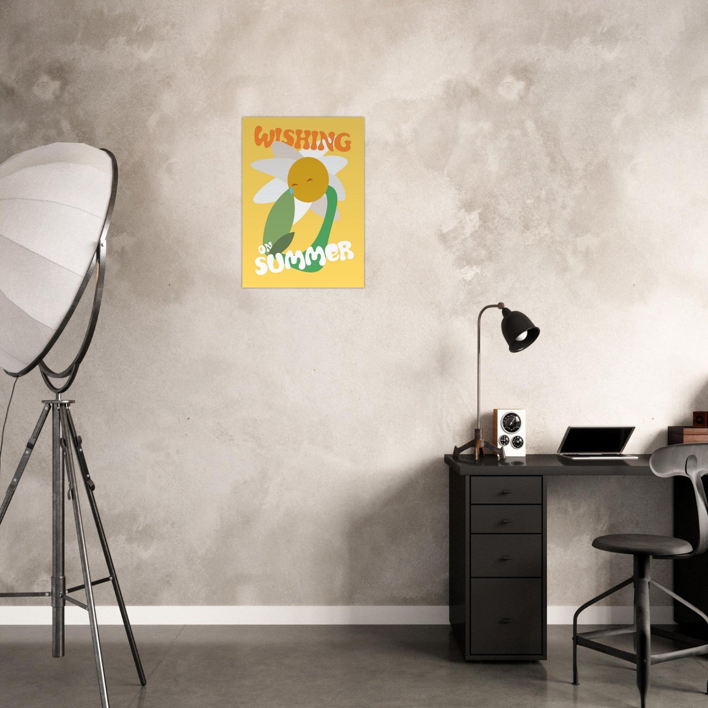 Flowers 'Wishing on Summer' - Premium Matte Paper Poster