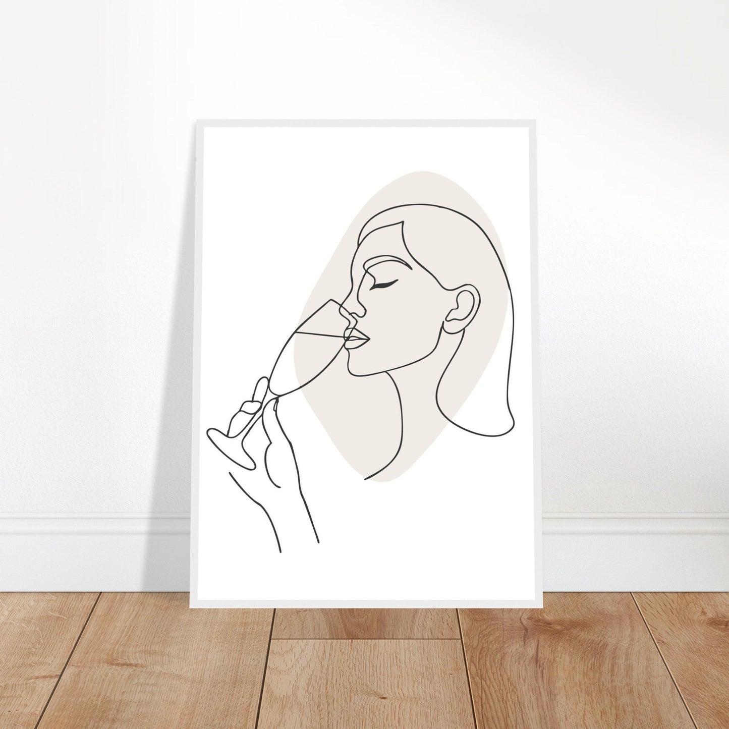 Prosecco - Premium Matte Paper Wooden Framed Poster
