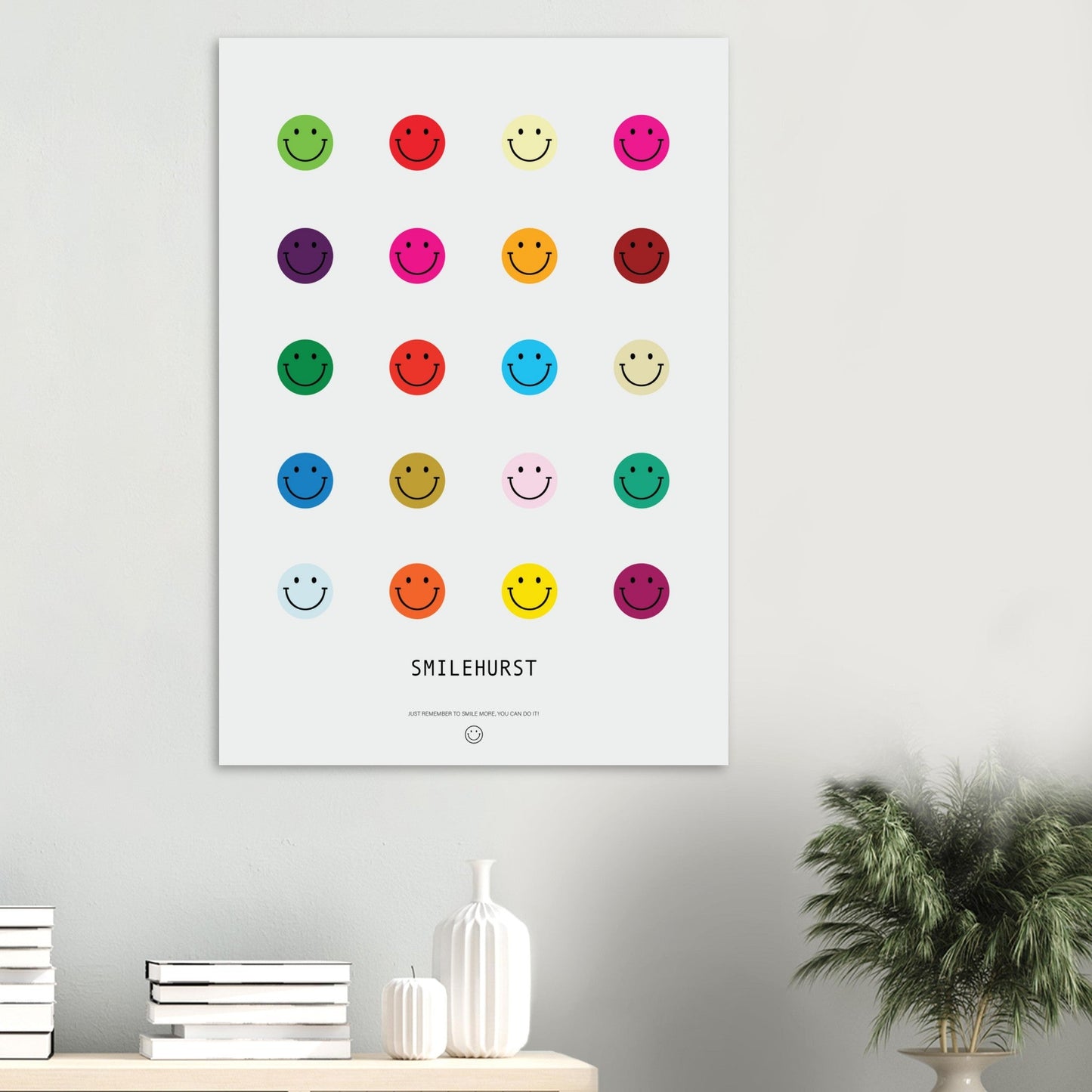 Colours 'Smilehirst' - Premium Matte Paper Poster