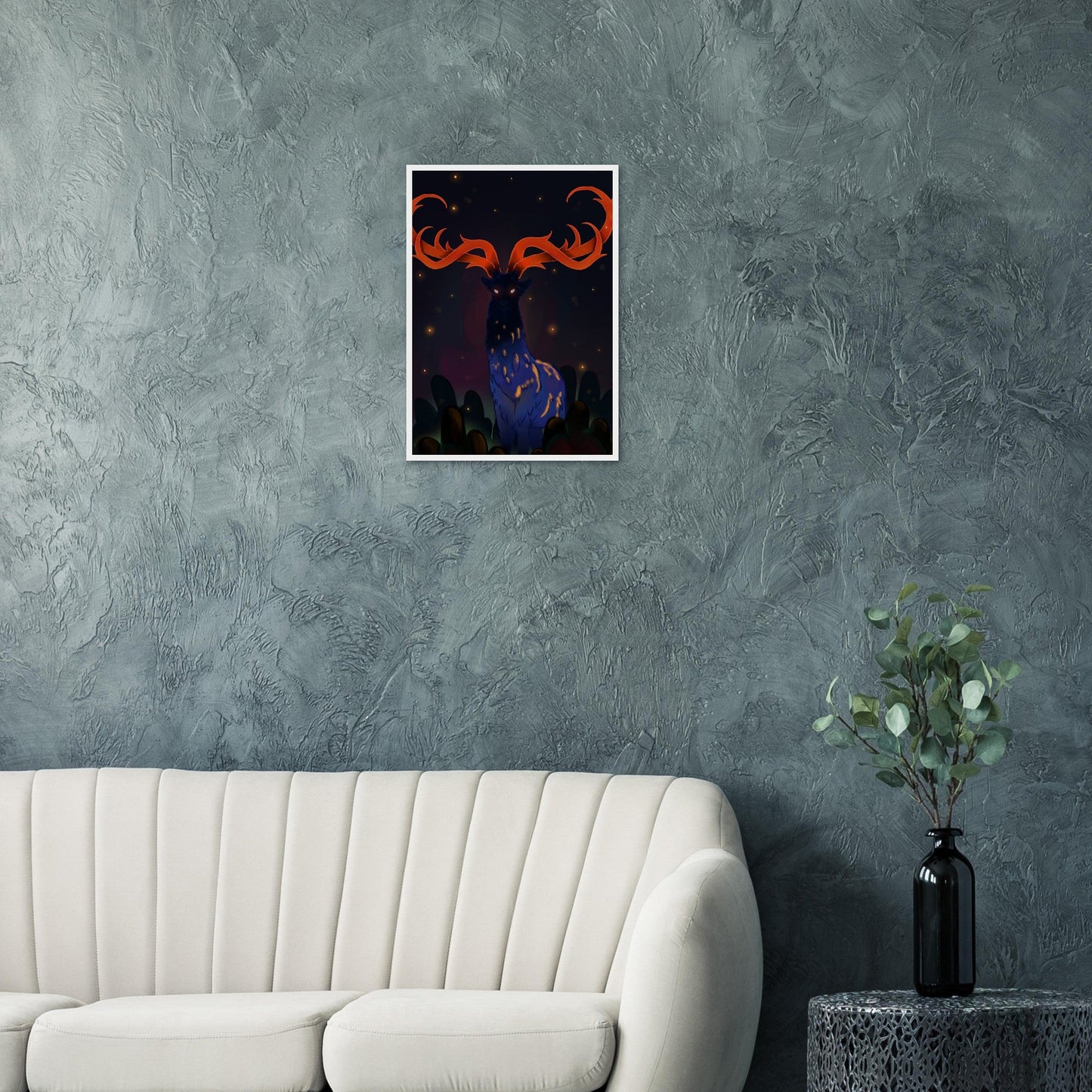 Animals 'Creature of the Forrest' - Premium Matte Paper Wooden Framed Poster