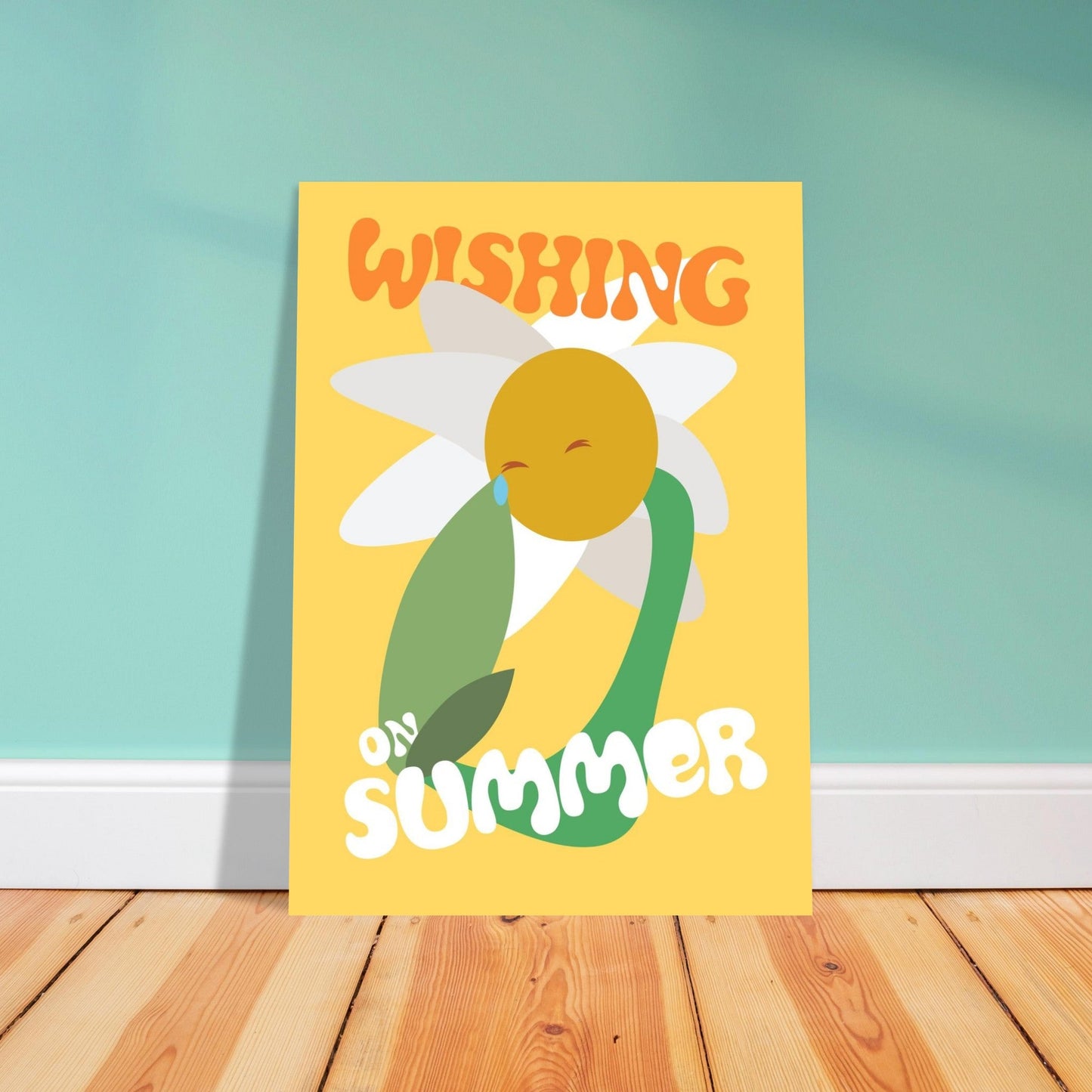Flowers 'Wishing on Summer' - Premium Matte Paper Poster