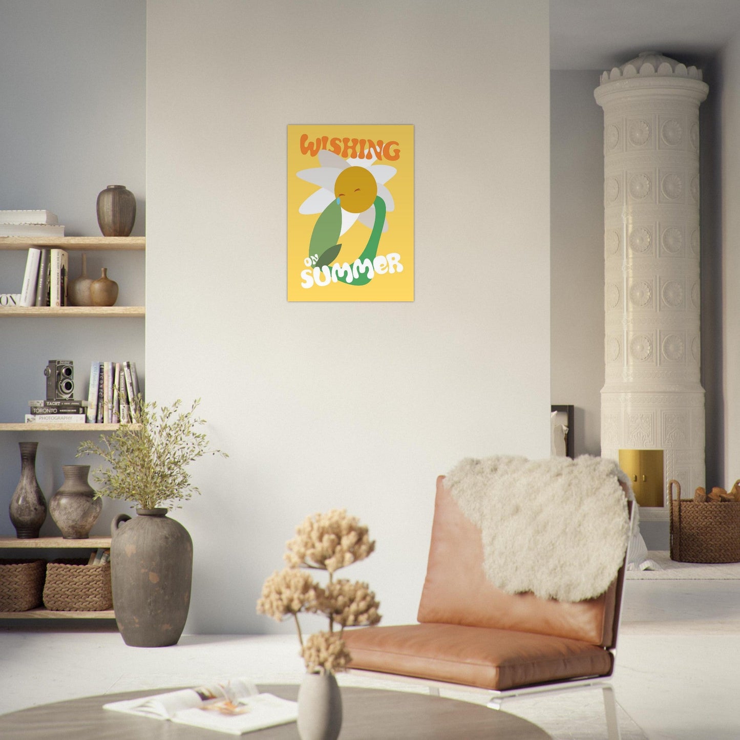 Flowers 'Wishing on Summer' - Premium Matte Paper Poster