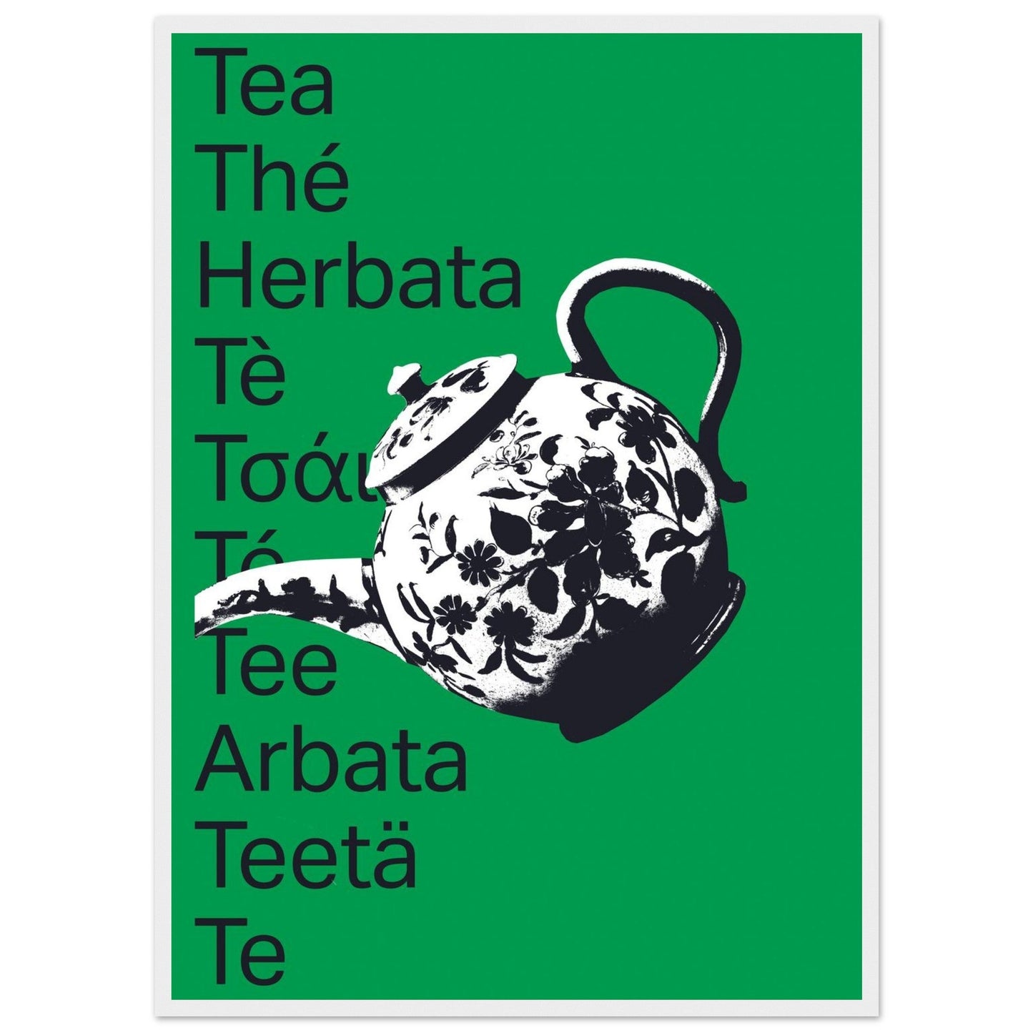 Ed Dickinson 'Tea' - Premium Matte Paper Wooden Framed Poster