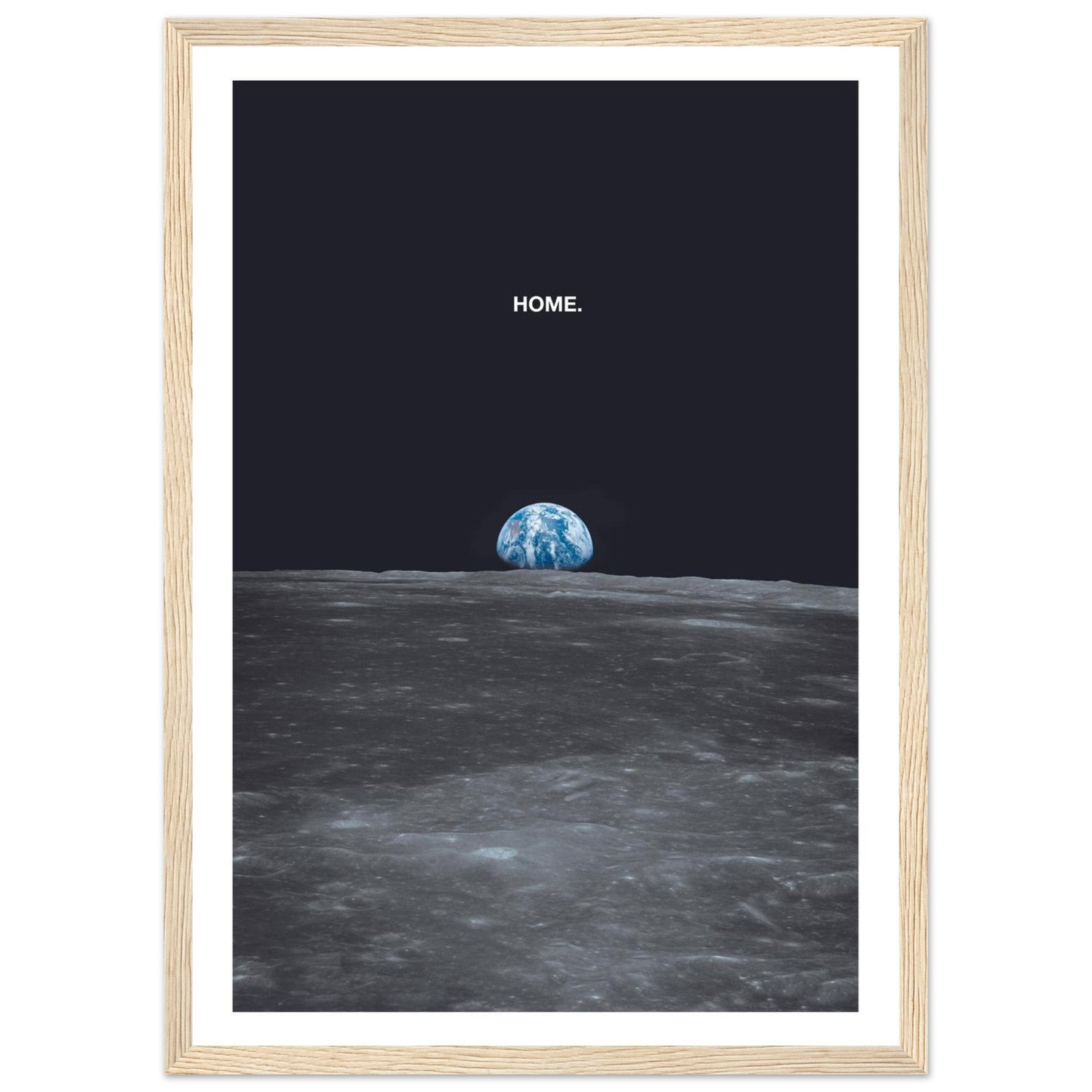 Ed Dickinson 'HOME' - Premium Matte Paper Wooden Framed Poster