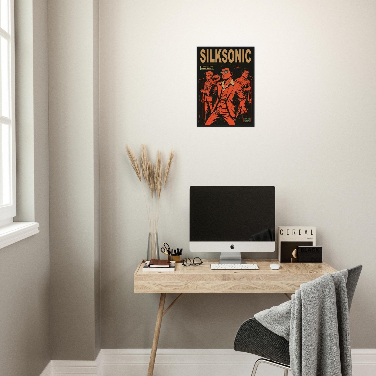 Silksonic Funk - Premium Matte Paper Wooden Framed Poster