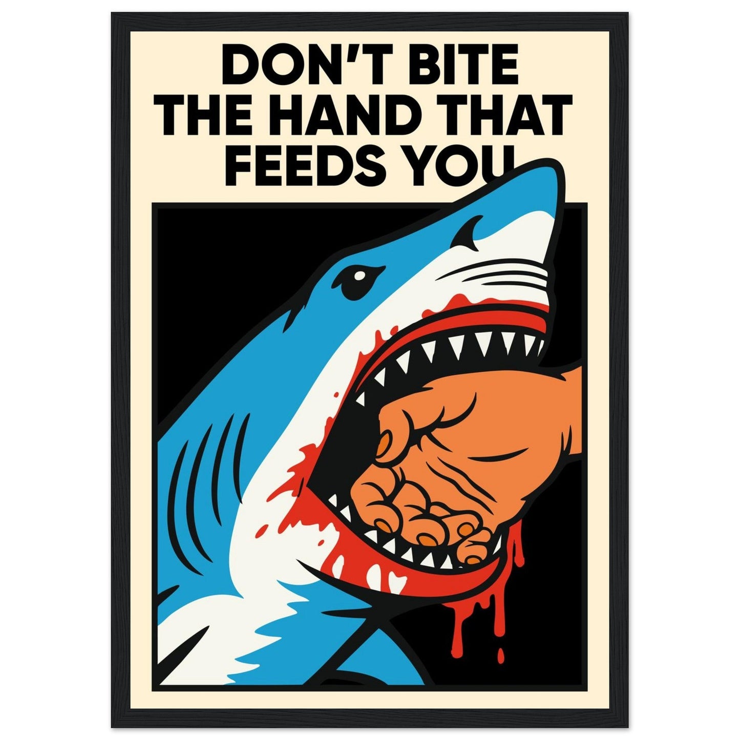FEEDING TIME - Premium Matte Paper Wooden Framed Poster