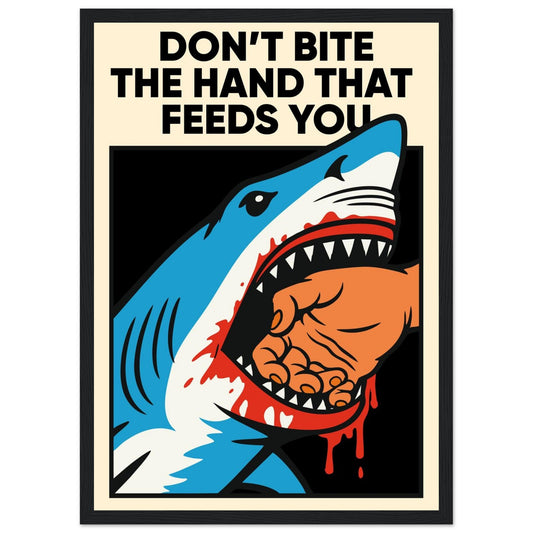FEEDING TIME - Premium Matte Paper Wooden Framed Poster