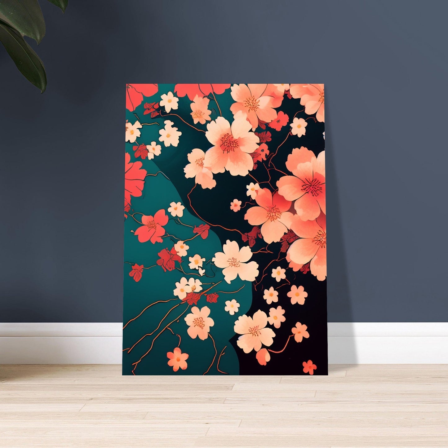 Flowers 'Japanese Garden' - Premium Matte Paper Poster