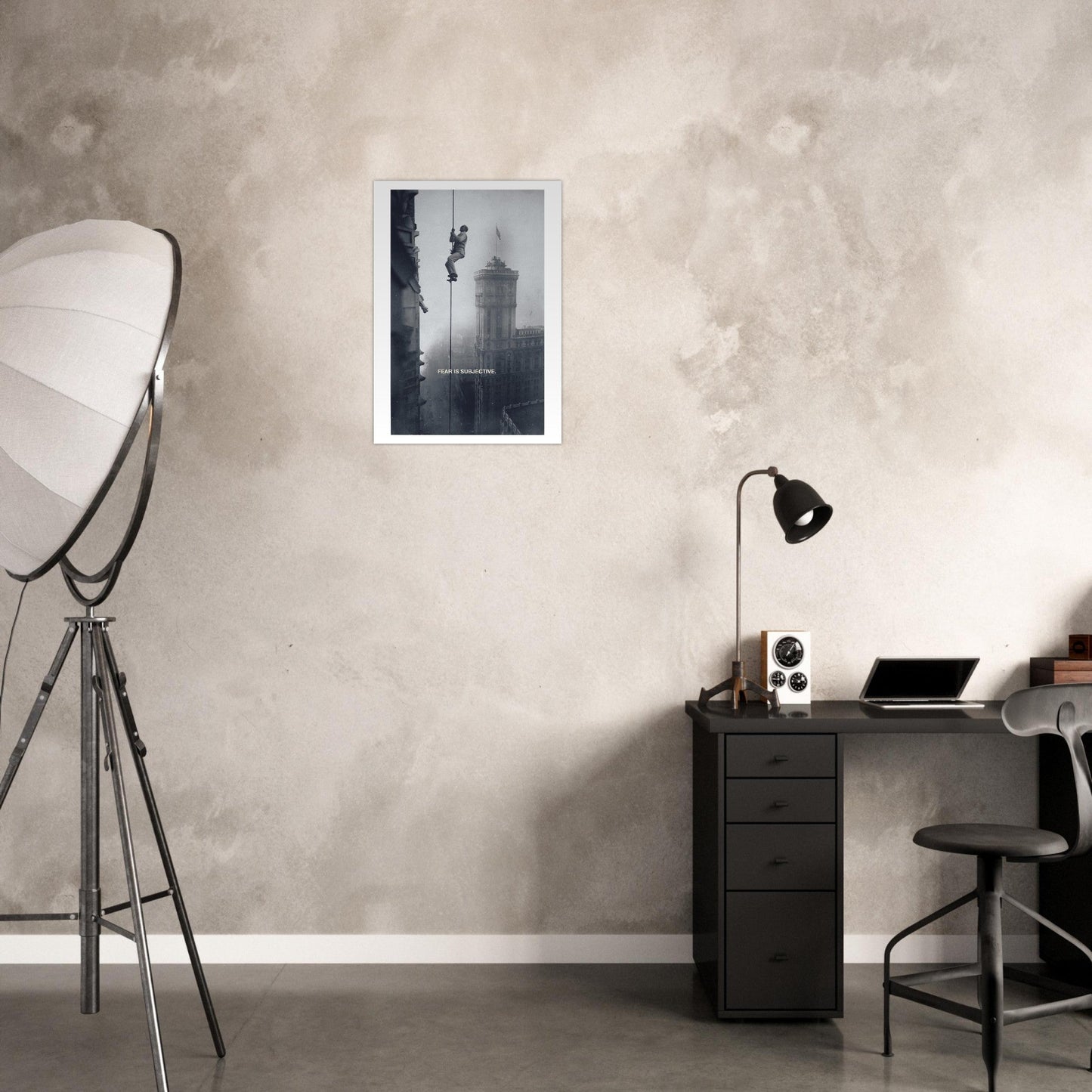 Ed Dickinson 'Fear is Subjective' - Premium Matte Paper Poster