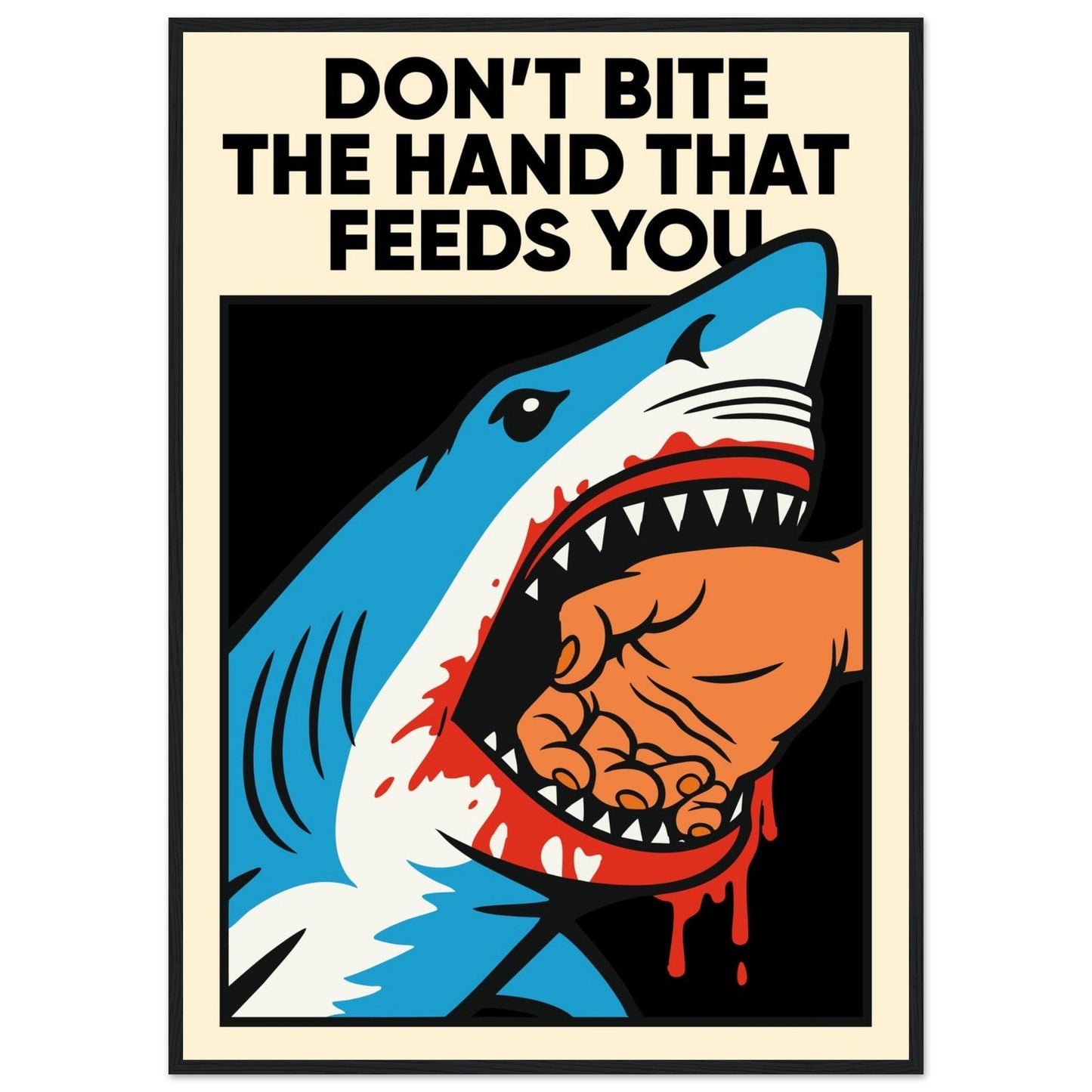 FEEDING TIME - Premium Matte Paper Wooden Framed Poster