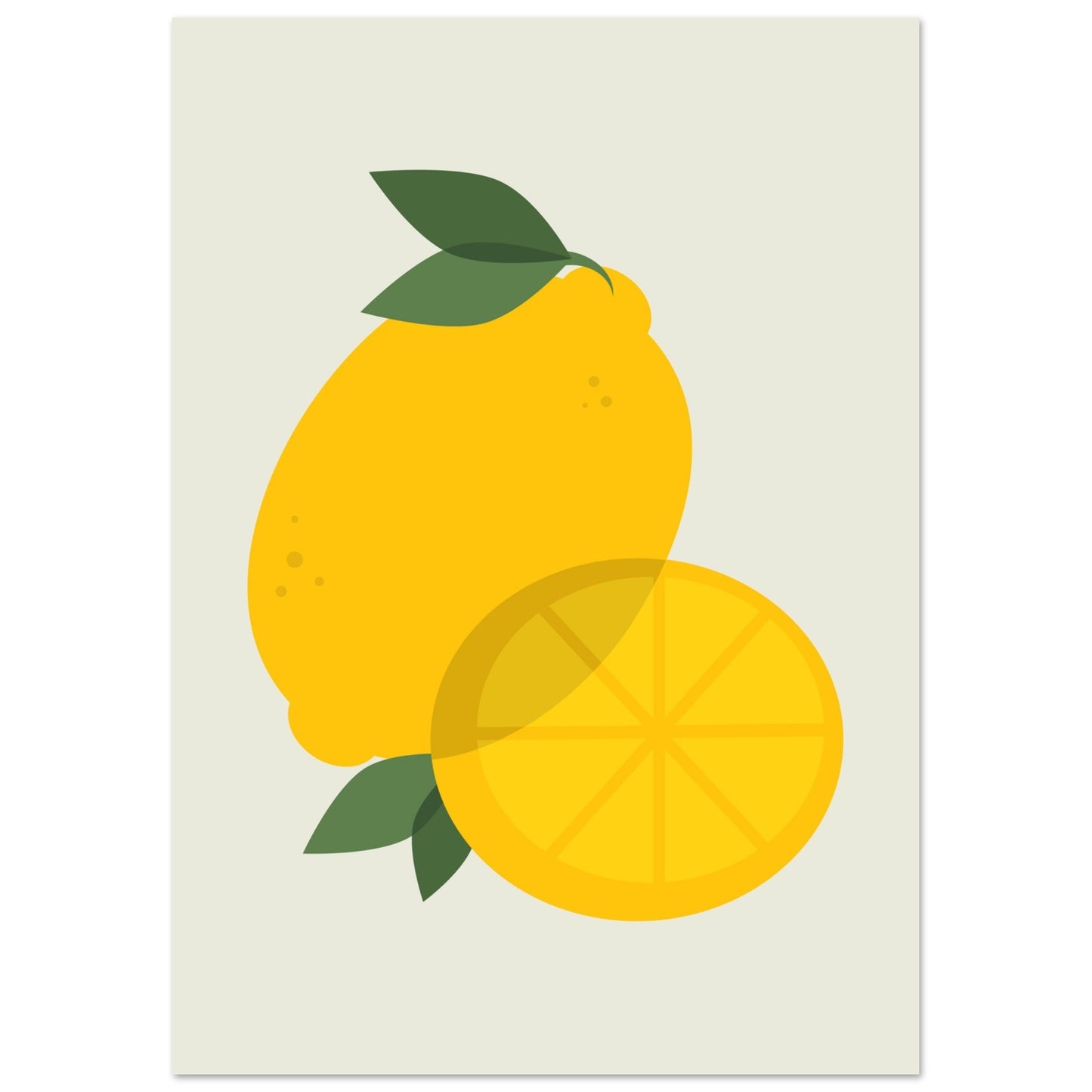 Fruity 'Lemons' - Premium Matte Paper Poster