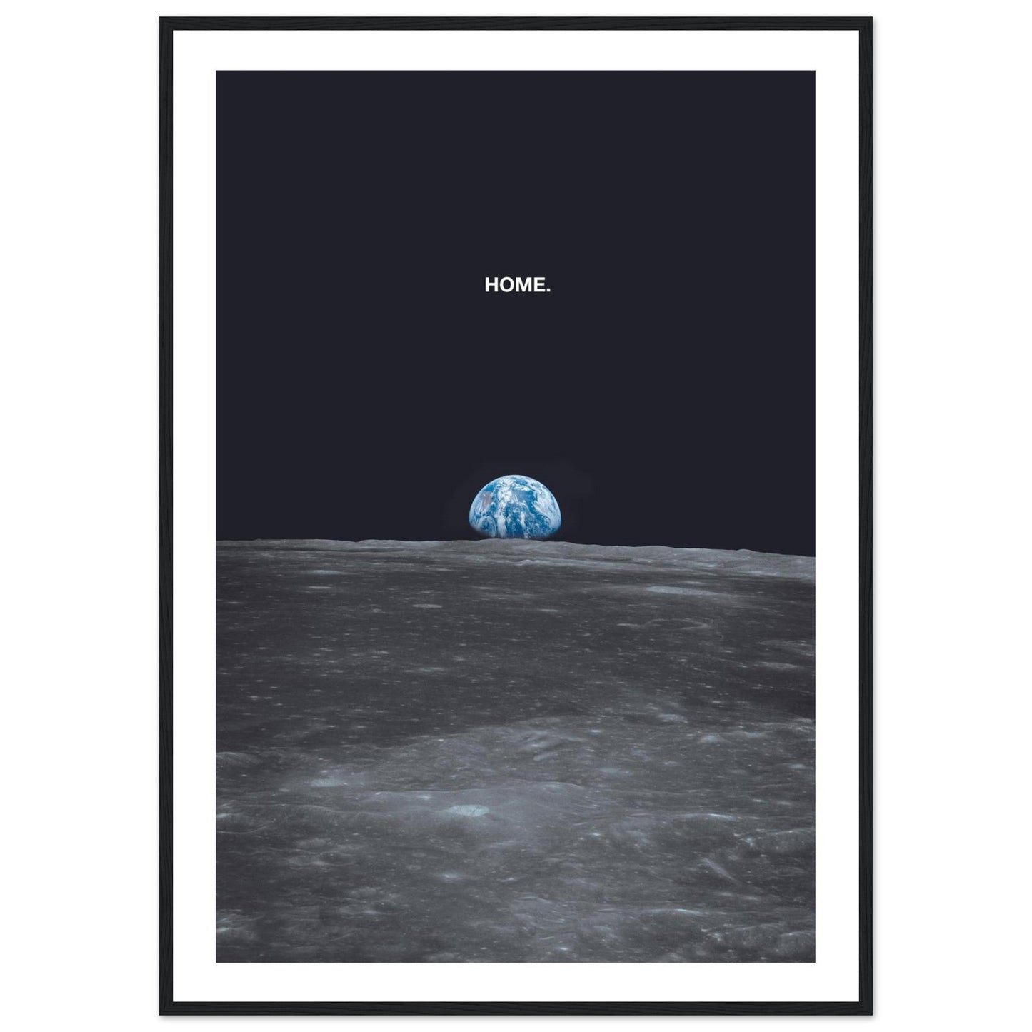 Ed Dickinson 'HOME' - Premium Matte Paper Wooden Framed Poster