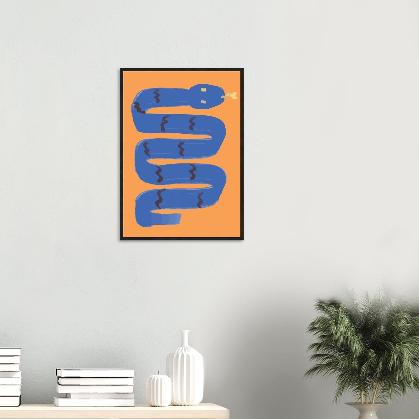 Animals 'I'm a Snake' - Premium Matte Paper Wooden Framed Poster