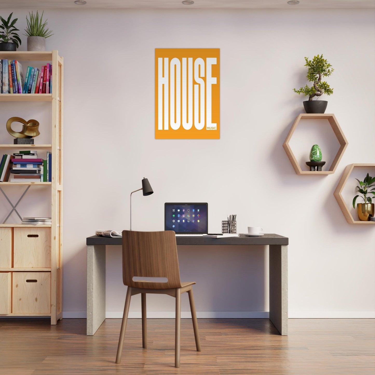Music HOUSE - Premium Matte Paper Poster