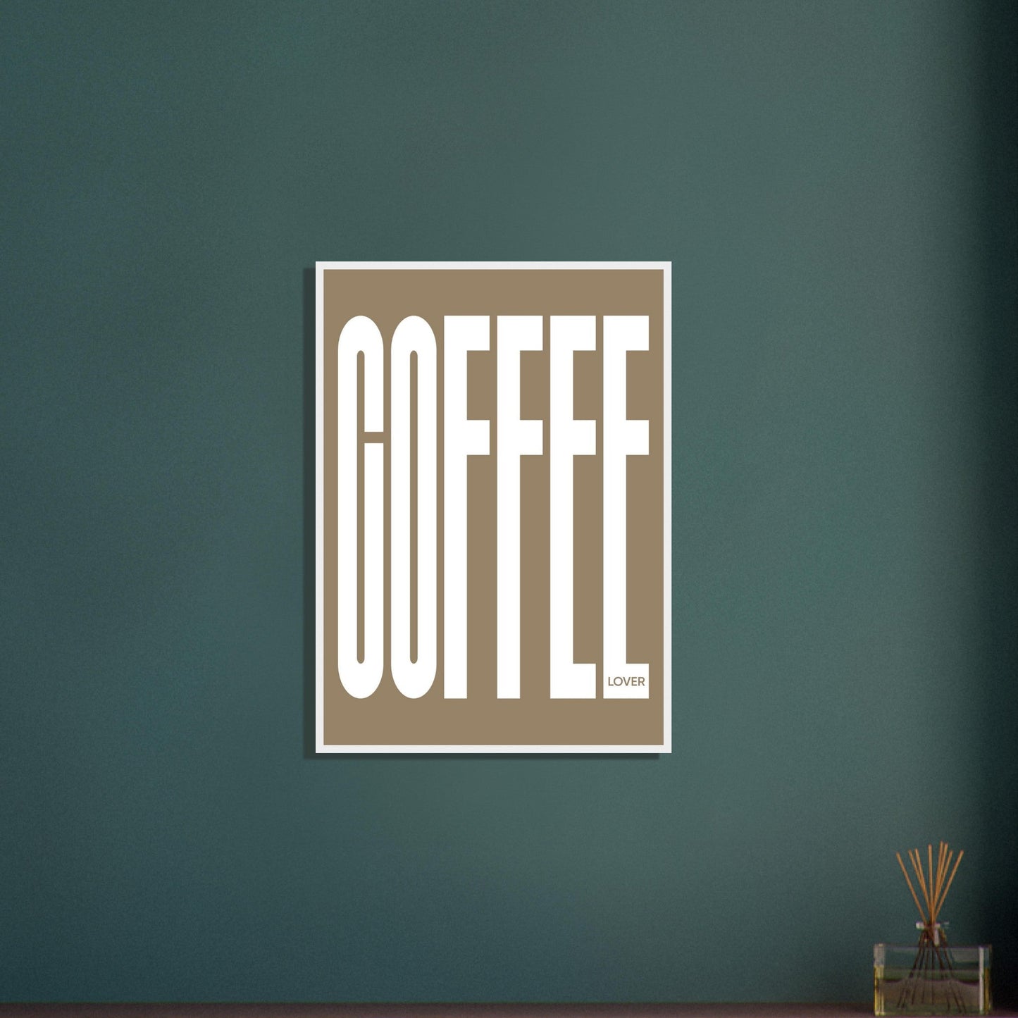 COFFEE - Premium Matte Paper Wooden Framed Poster