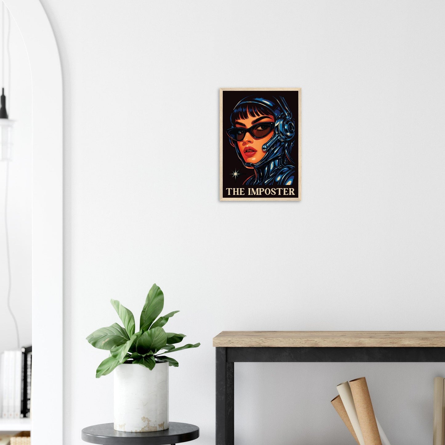 The Imposter   - Premium Matte Paper Wooden Framed Poster