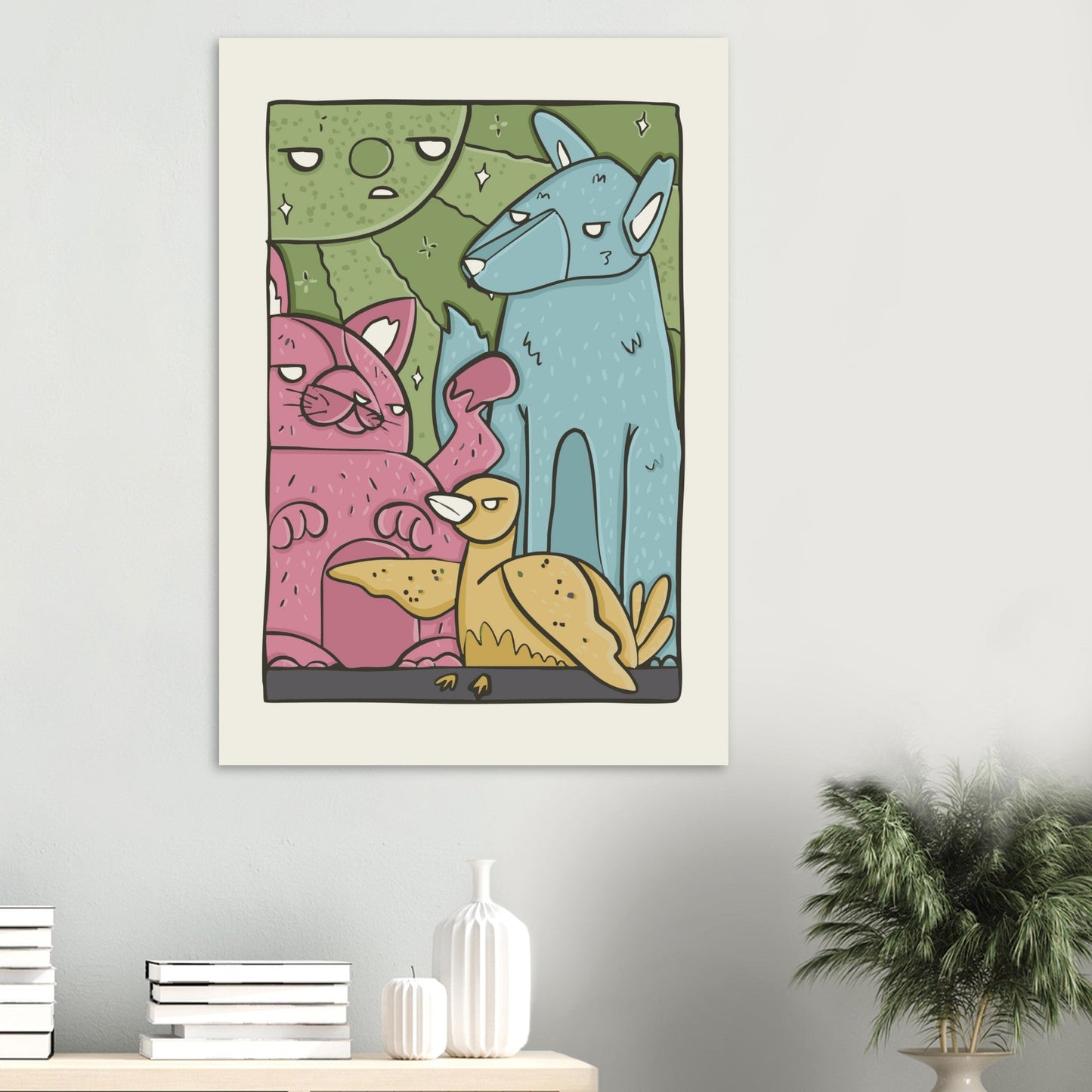 Animals 'The Crew' - Premium Matte Paper Poster