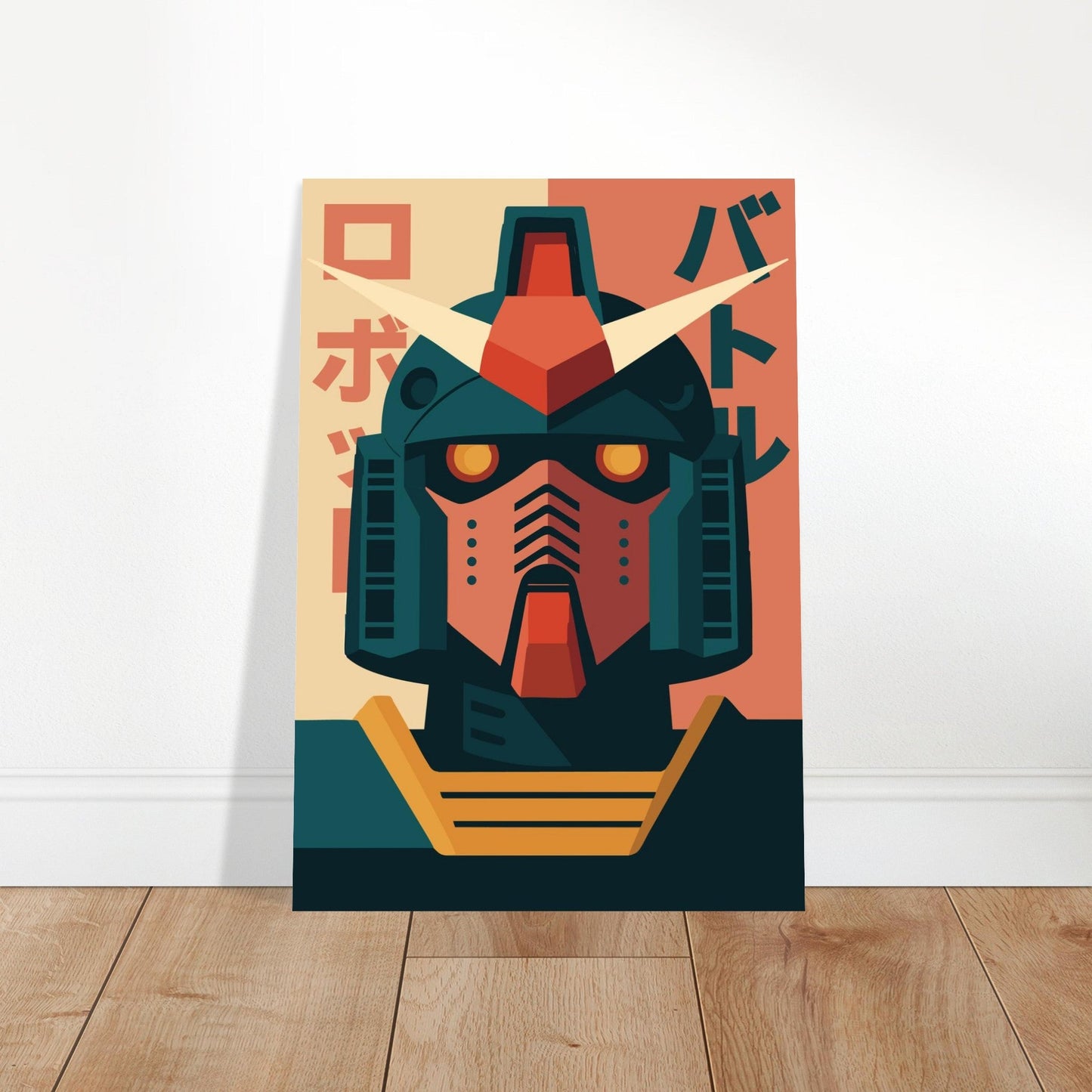Robot Battle - Premium Matte Paper Poster