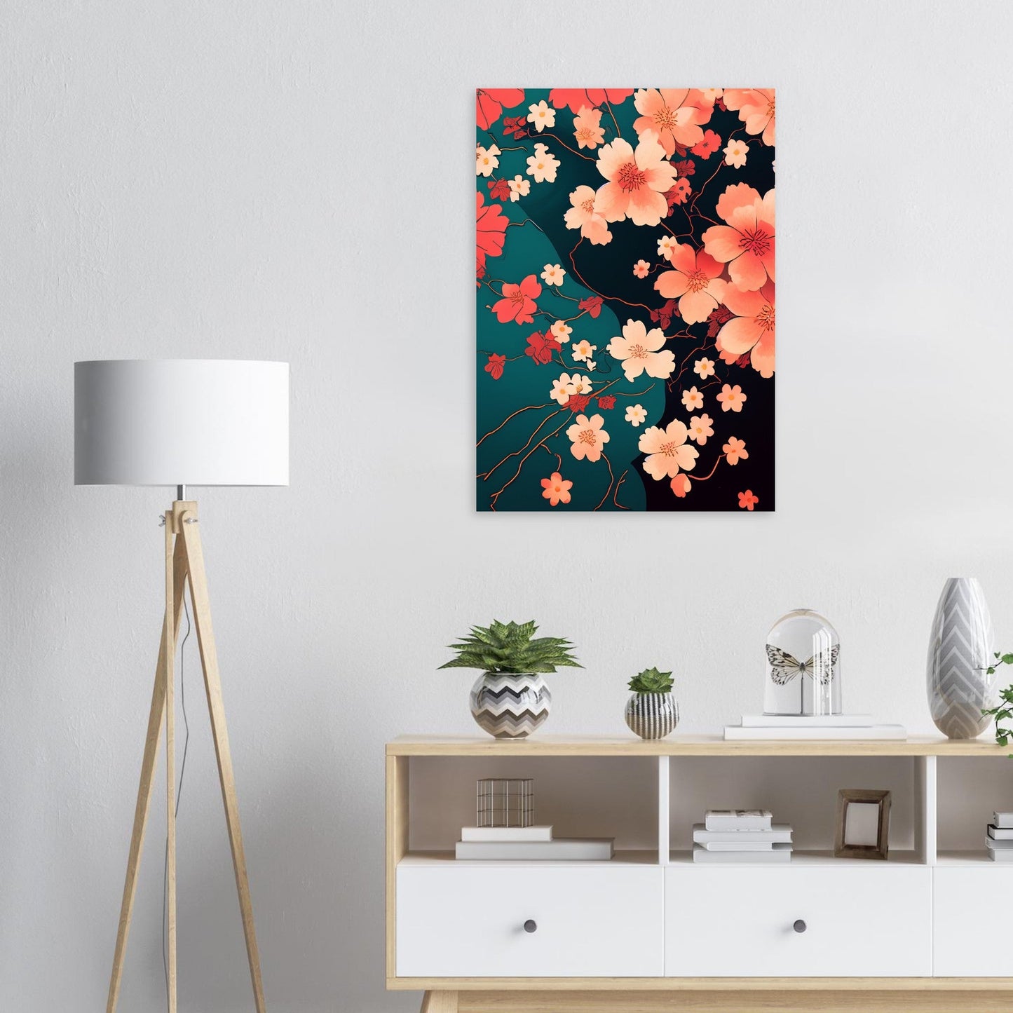 Flowers 'Japanese Garden' - Premium Matte Paper Poster