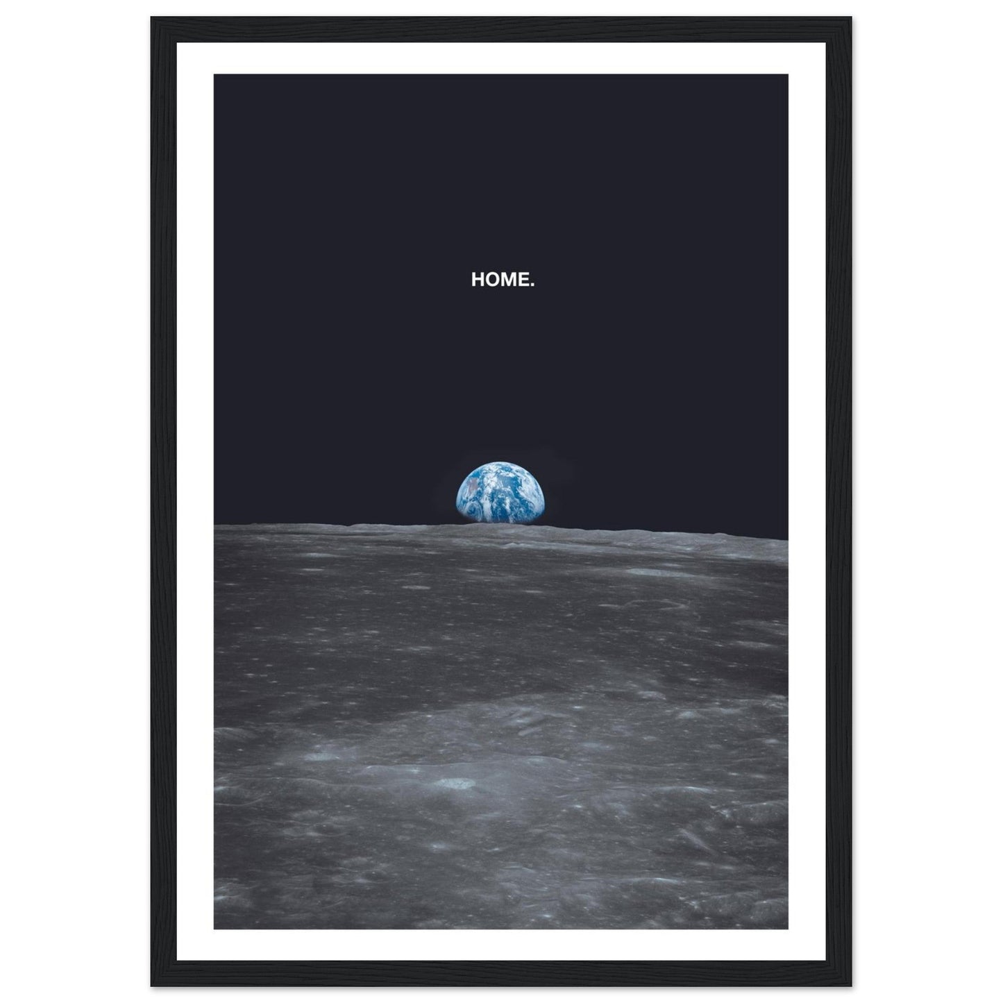 Ed Dickinson 'HOME' - Premium Matte Paper Wooden Framed Poster