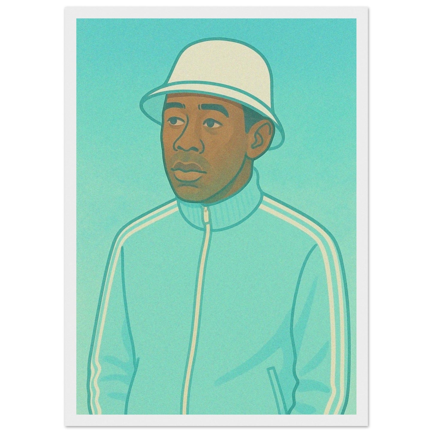 Tyler - Premium Matte Paper Wooden Framed Poster
